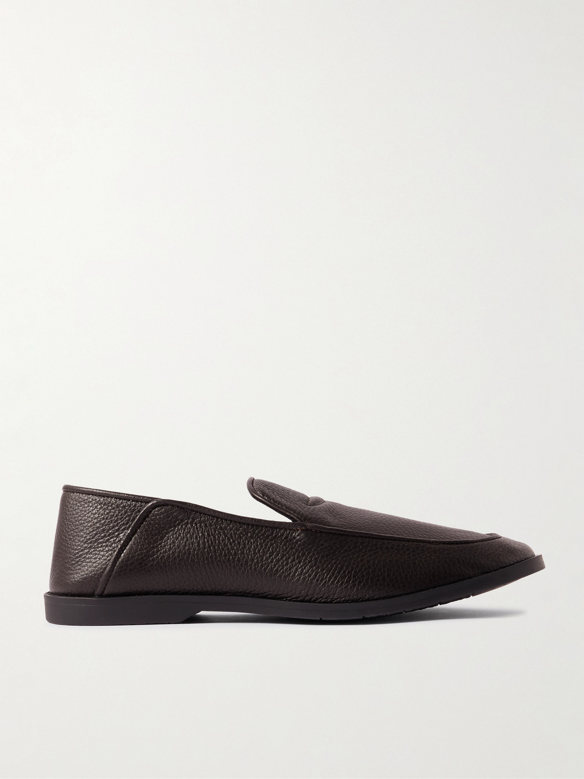 George Cleverley George Cleverley - Mayfair II Collapsible-Heel Deerskin Loafers - Men - Brown - UK 8 aus % Leather in Brown