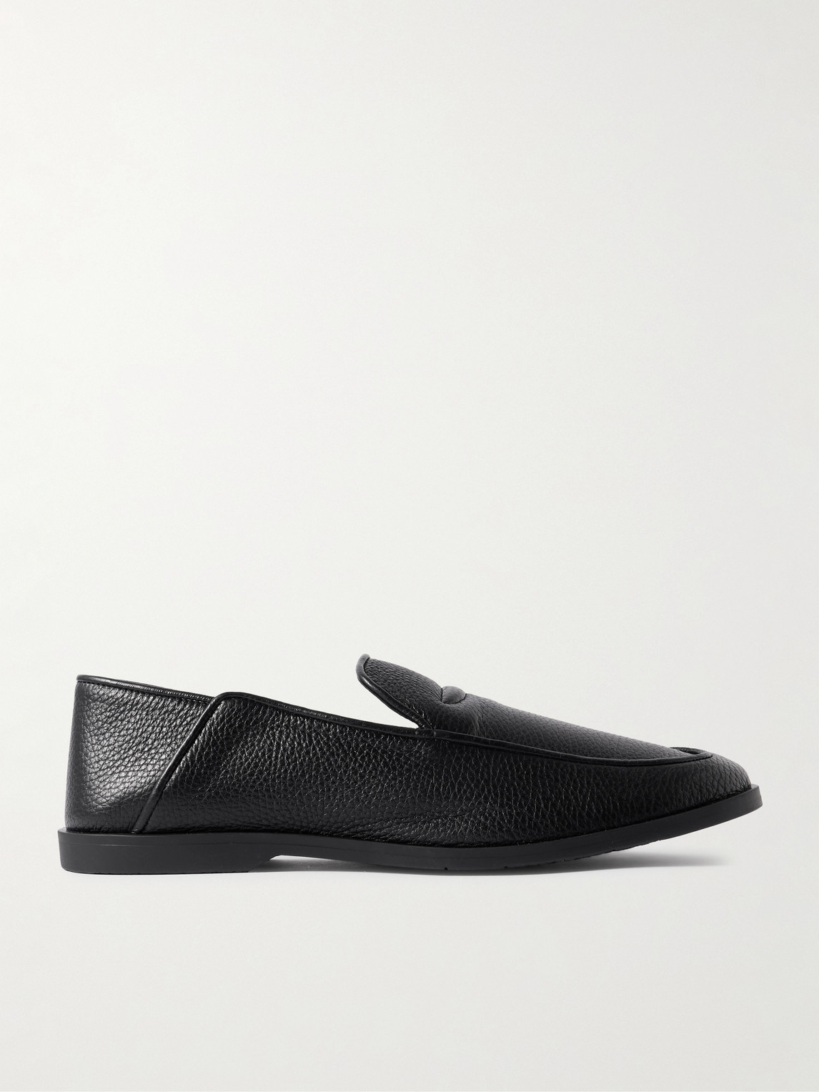 George Cleverley George Cleverley - Mayfair II Collapsible-Heel Deerkskin Loafers - Men - Black - UK 7 aus 60% Leather 40% Various in Black