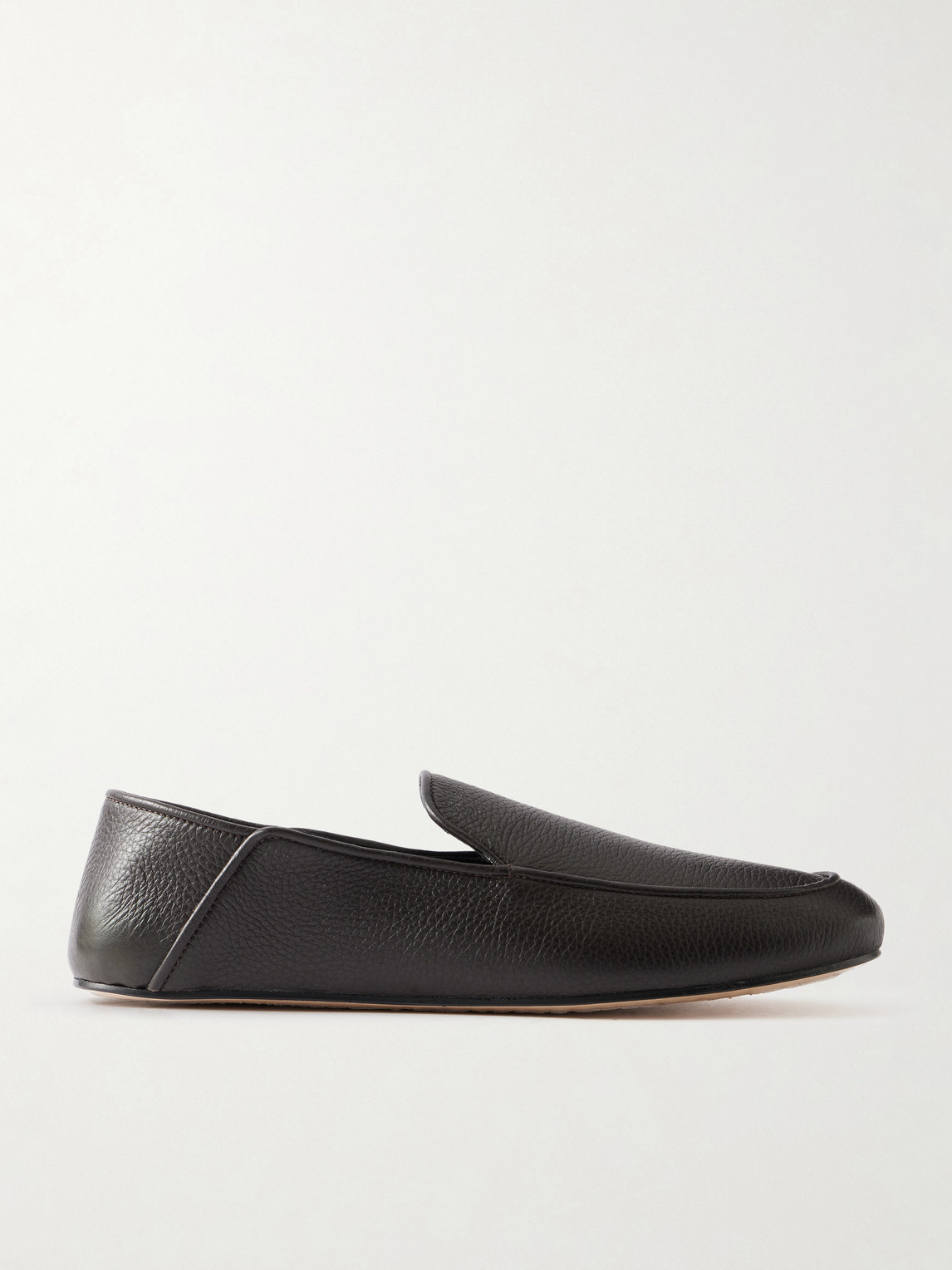 George Cleverley George Cleverley - Mayfair Collapsible-Heel Full-Grain Leather Loafers - Men - Brown - UK 7 aus 100% Leather in Brown
