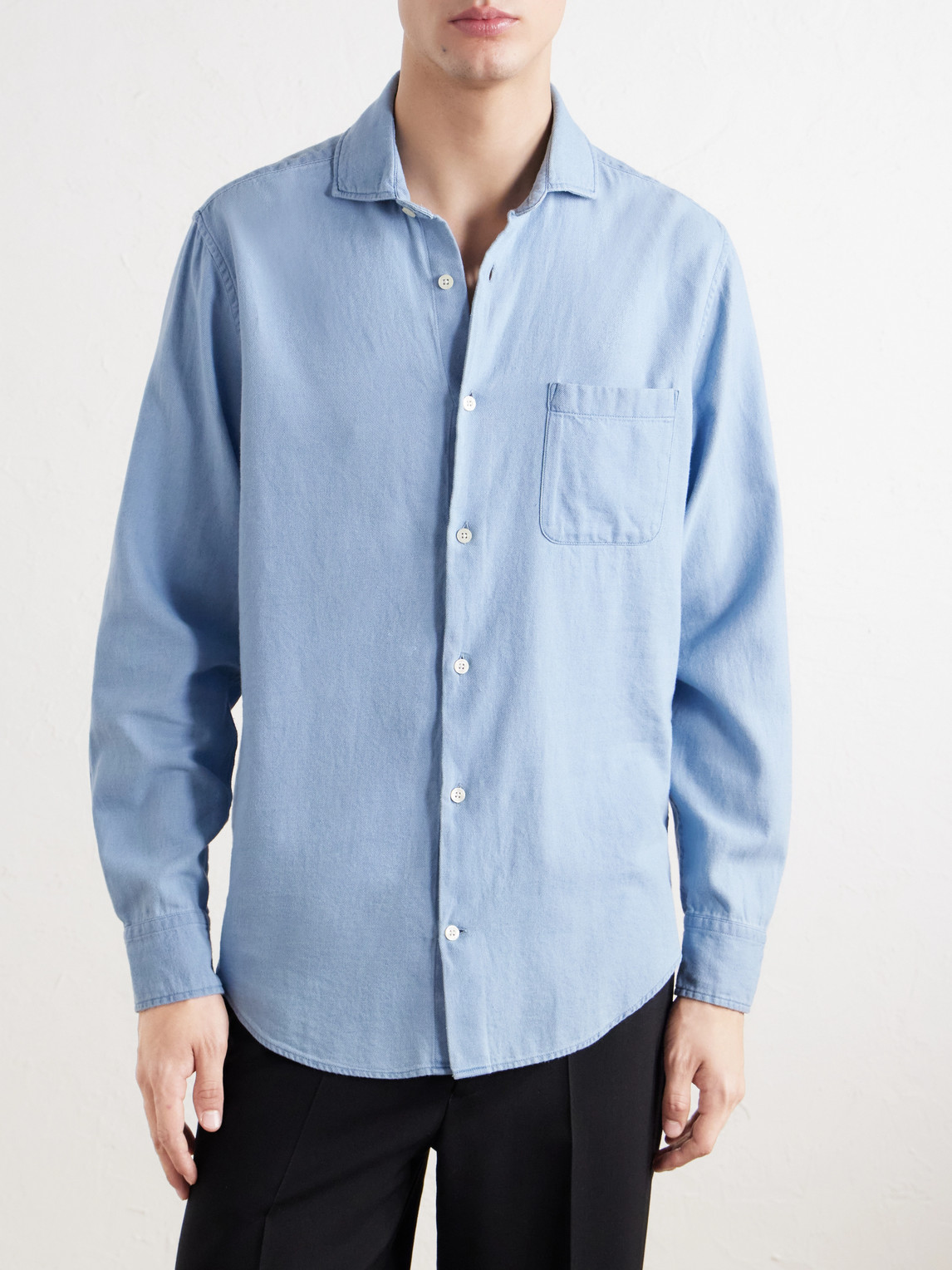 Emilio Cotton-Twill Shirt
