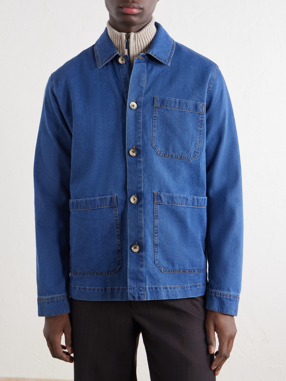 Fontes Cotton-Blend Denim Jacket