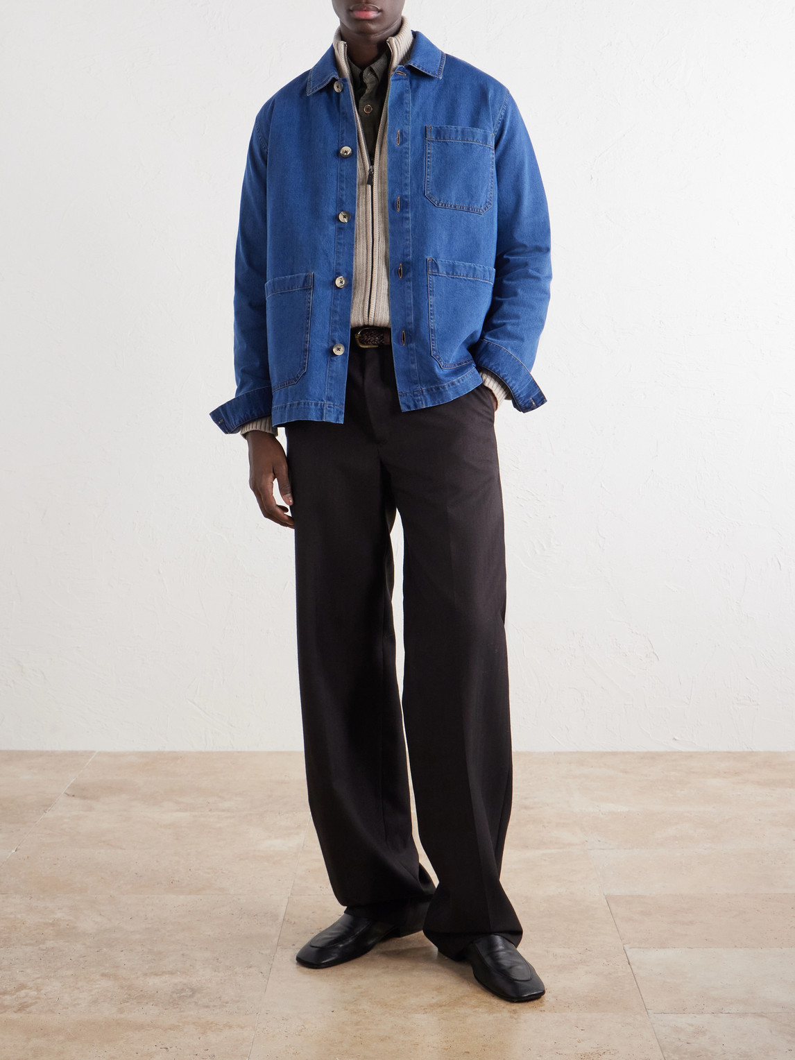 Fontes Cotton-Blend Denim Jacket