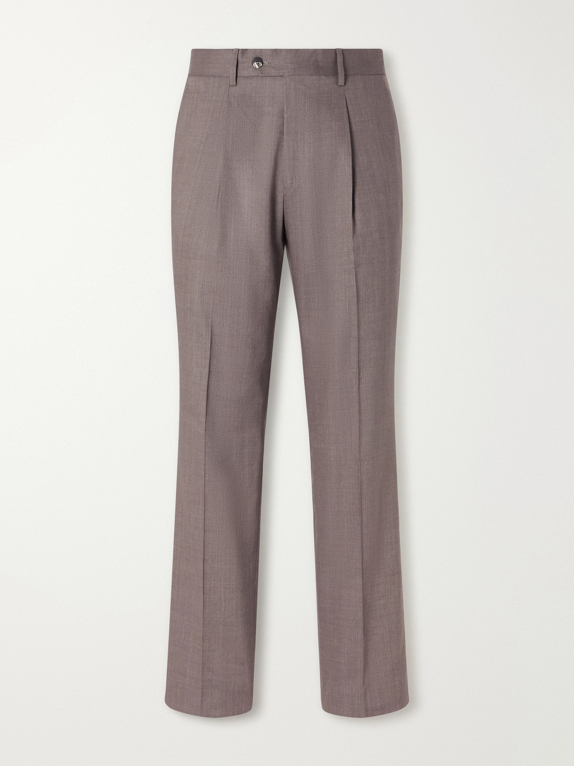 Affonso 2.0 Straight-Leg Linen And Wool-Blend Trousers