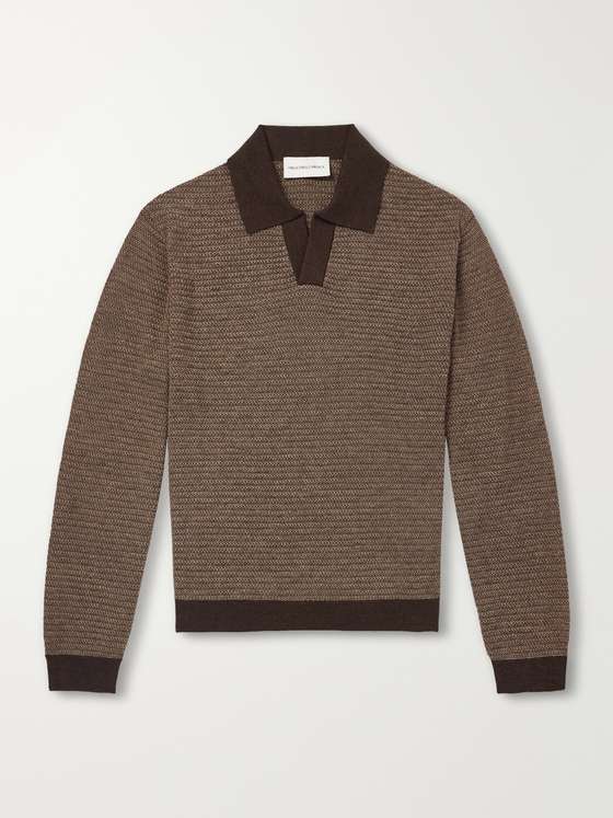 Frescobolcarioca Orlando Merino Wool Polo Shirt