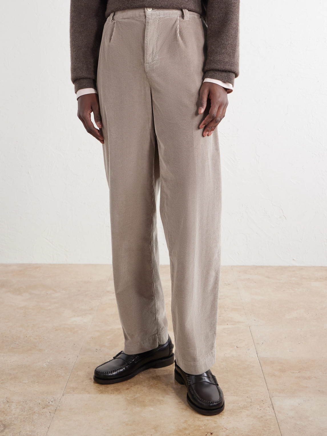 Aldo Straight-Leg Cotton-Blend Corduroy