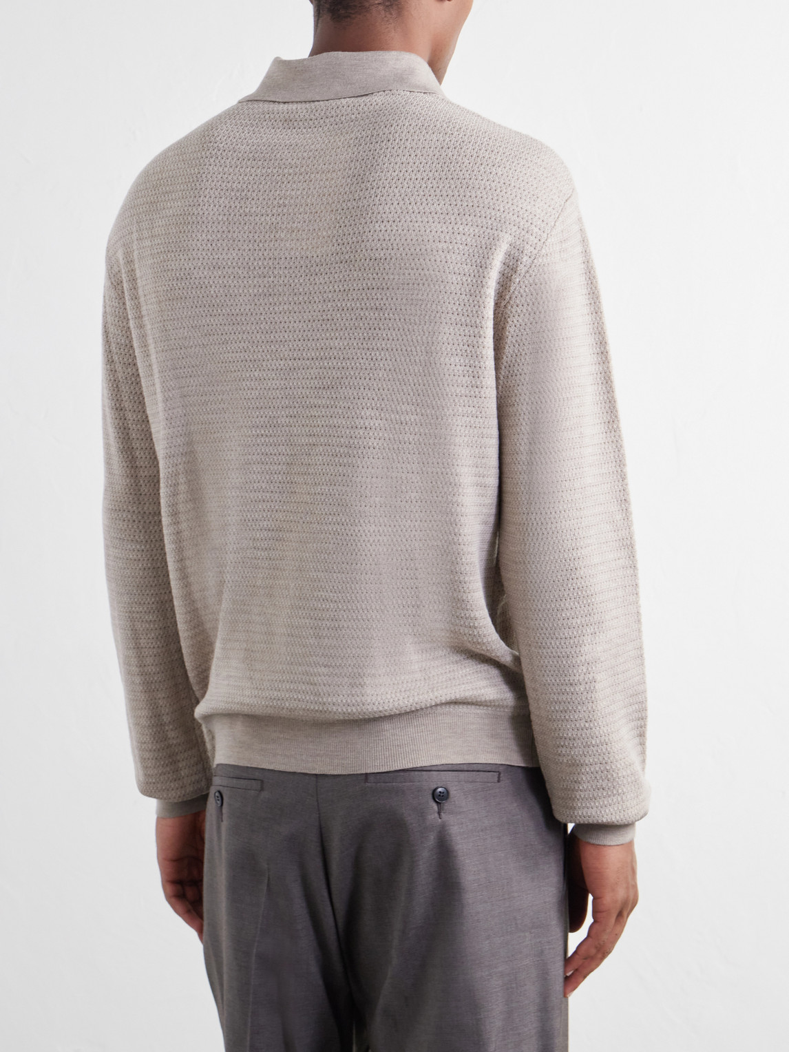 Orlando Merino Wool Polo Shirt
