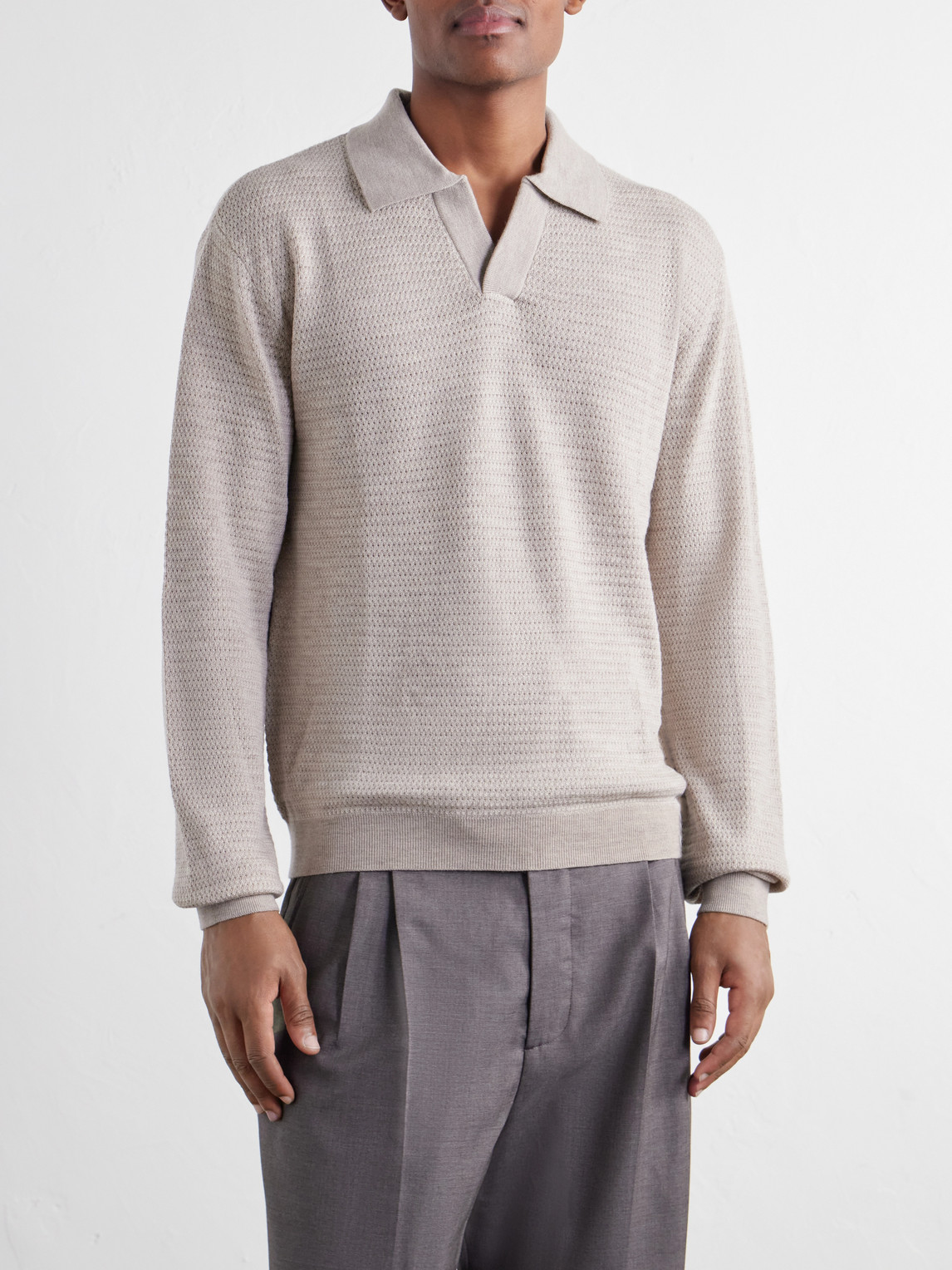 Orlando Merino Wool Polo Shirt
