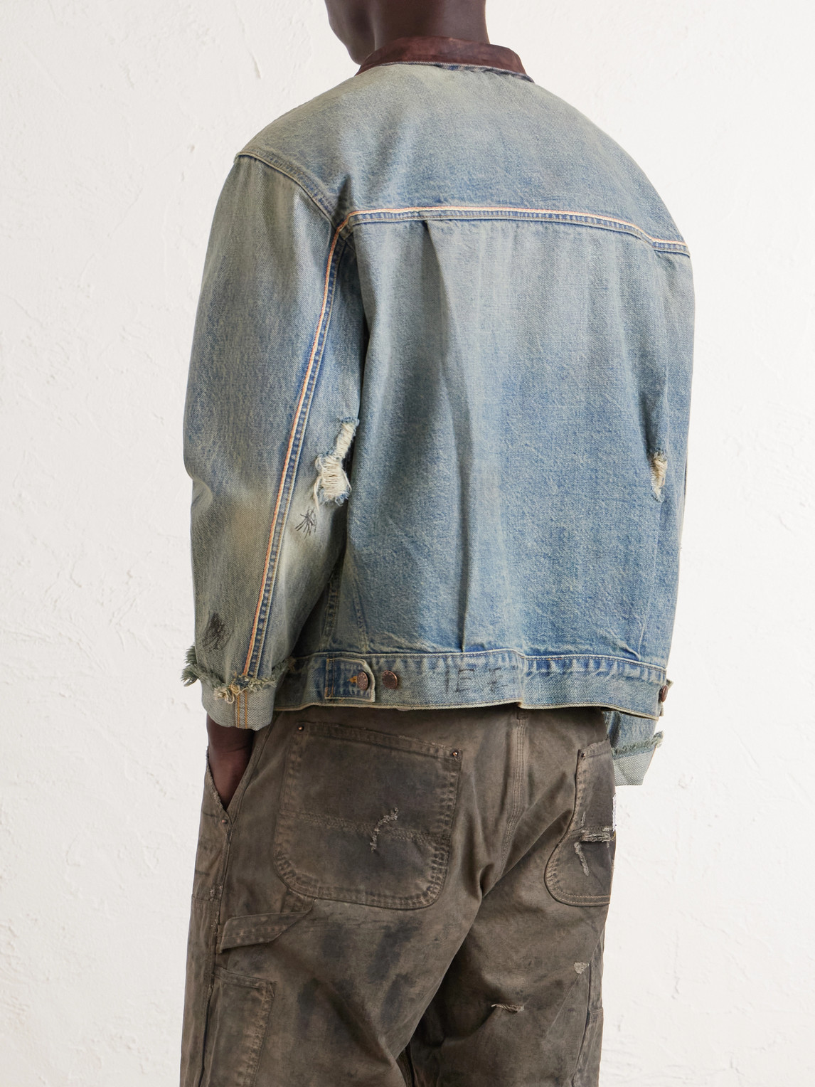 Buffalo 66 Distressed Denim Jacket