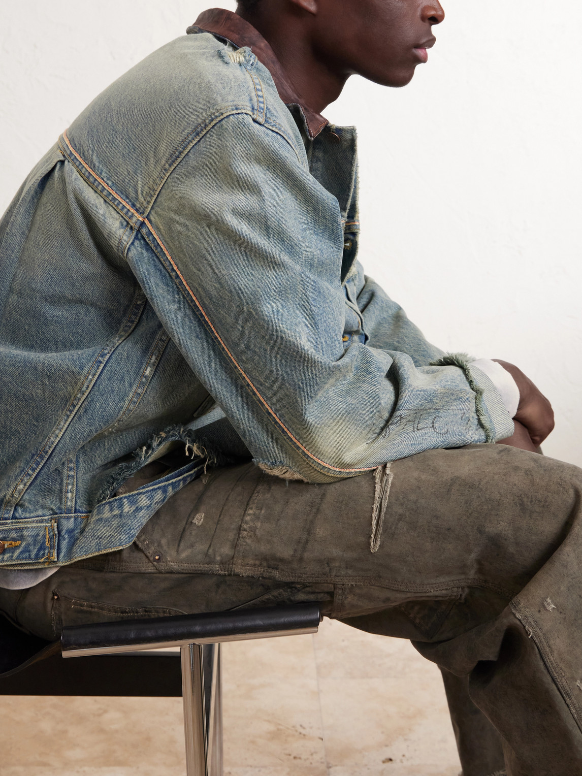 Buffalo 66 Distressed Denim Jacket