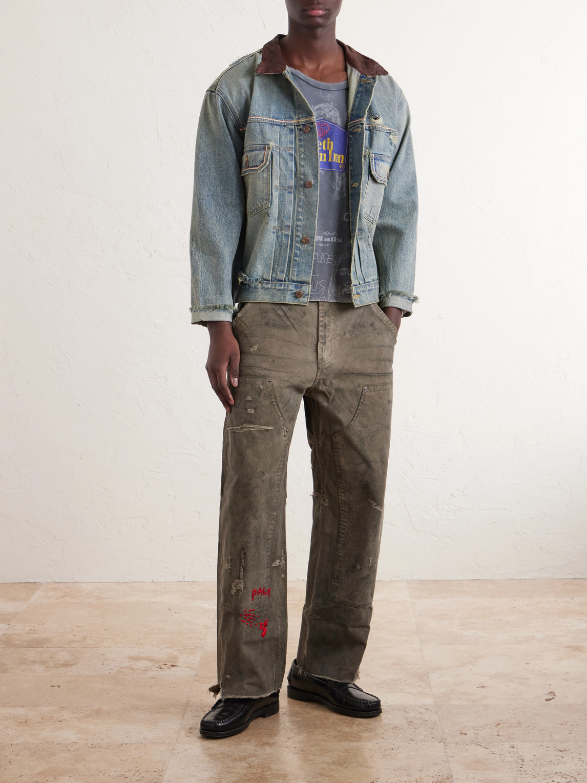 Buffalo 66 Distressed Denim Jacket