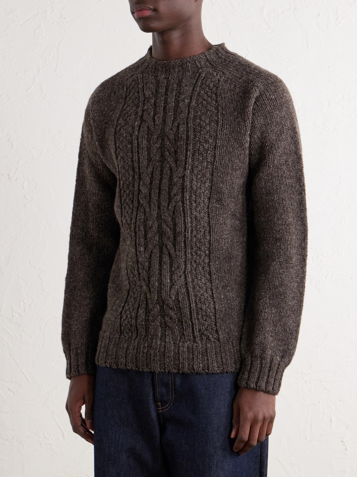 Cable-Knit Sweater