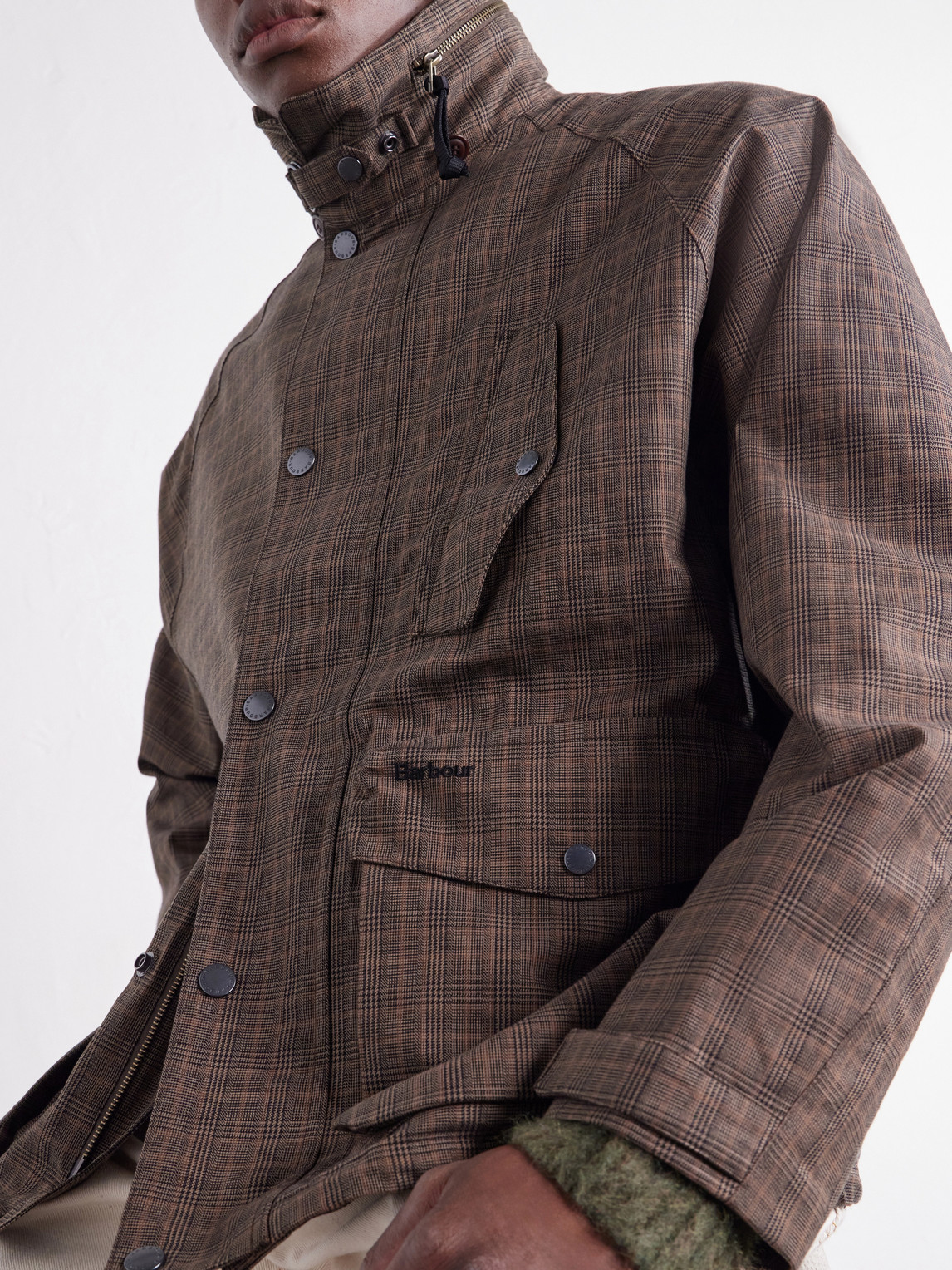 Transport Ursula Checked Cotton-Woven Jacket