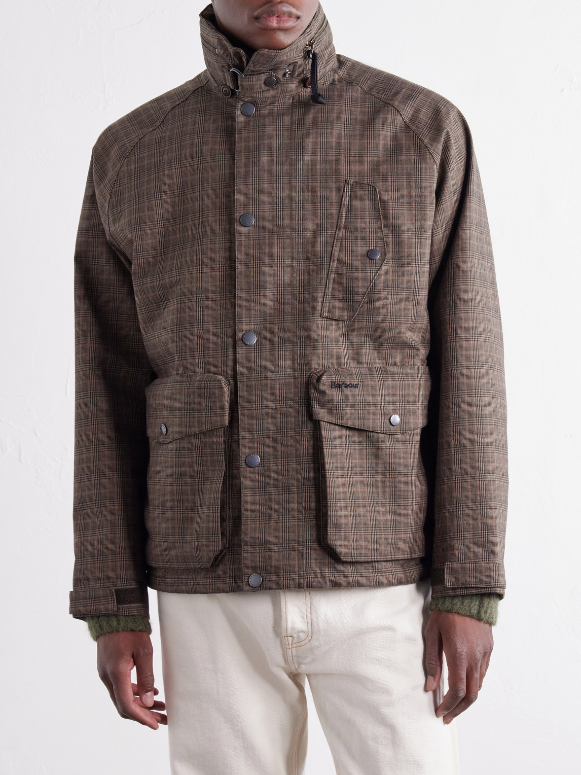 Transport Ursula Checked Cotton-Woven Jacket