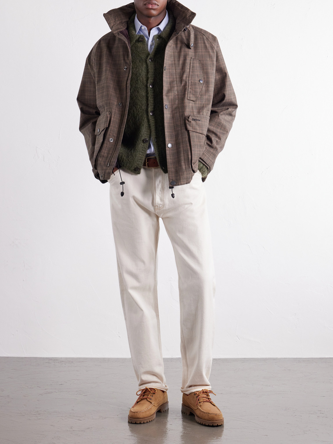 Transport Ursula Checked Cotton-Woven Jacket