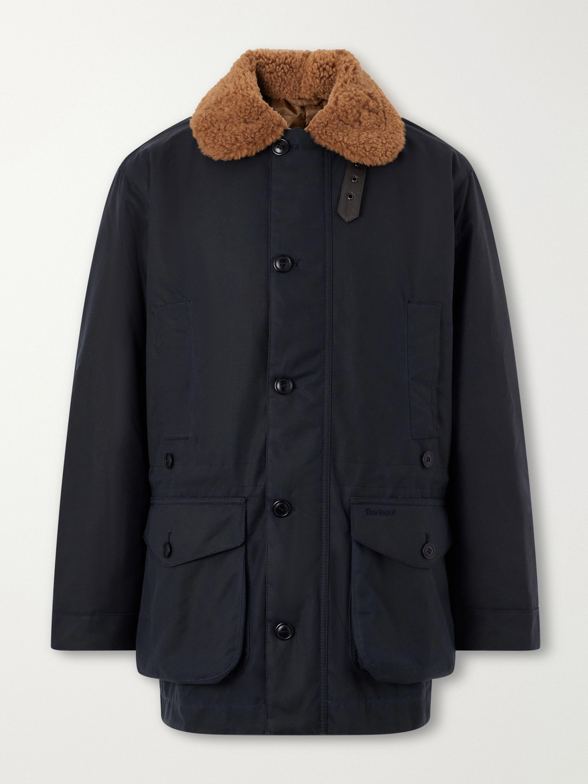 Winter Endurance Plush-Trimmed Waxed-Cotton Jacket