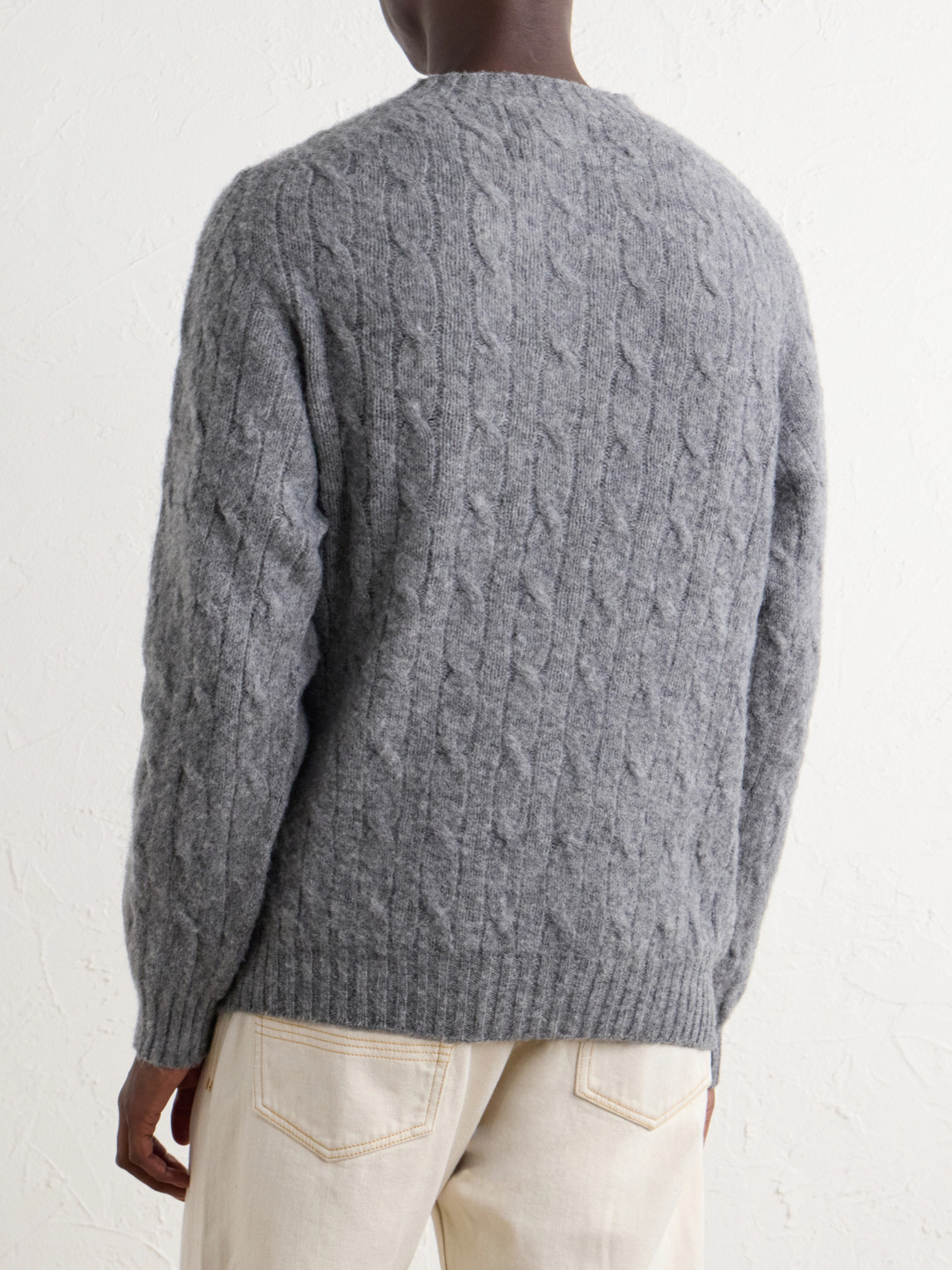 Cable-Knit Sweater