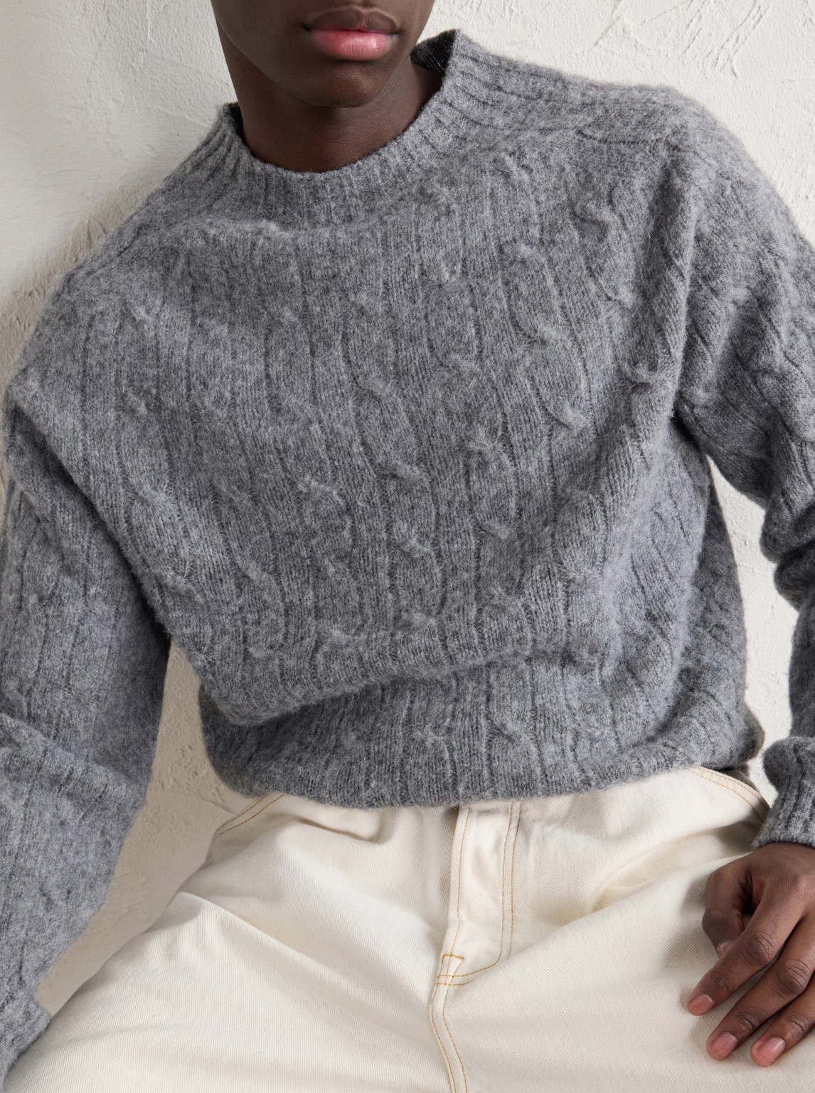 Cable-Knit Sweater