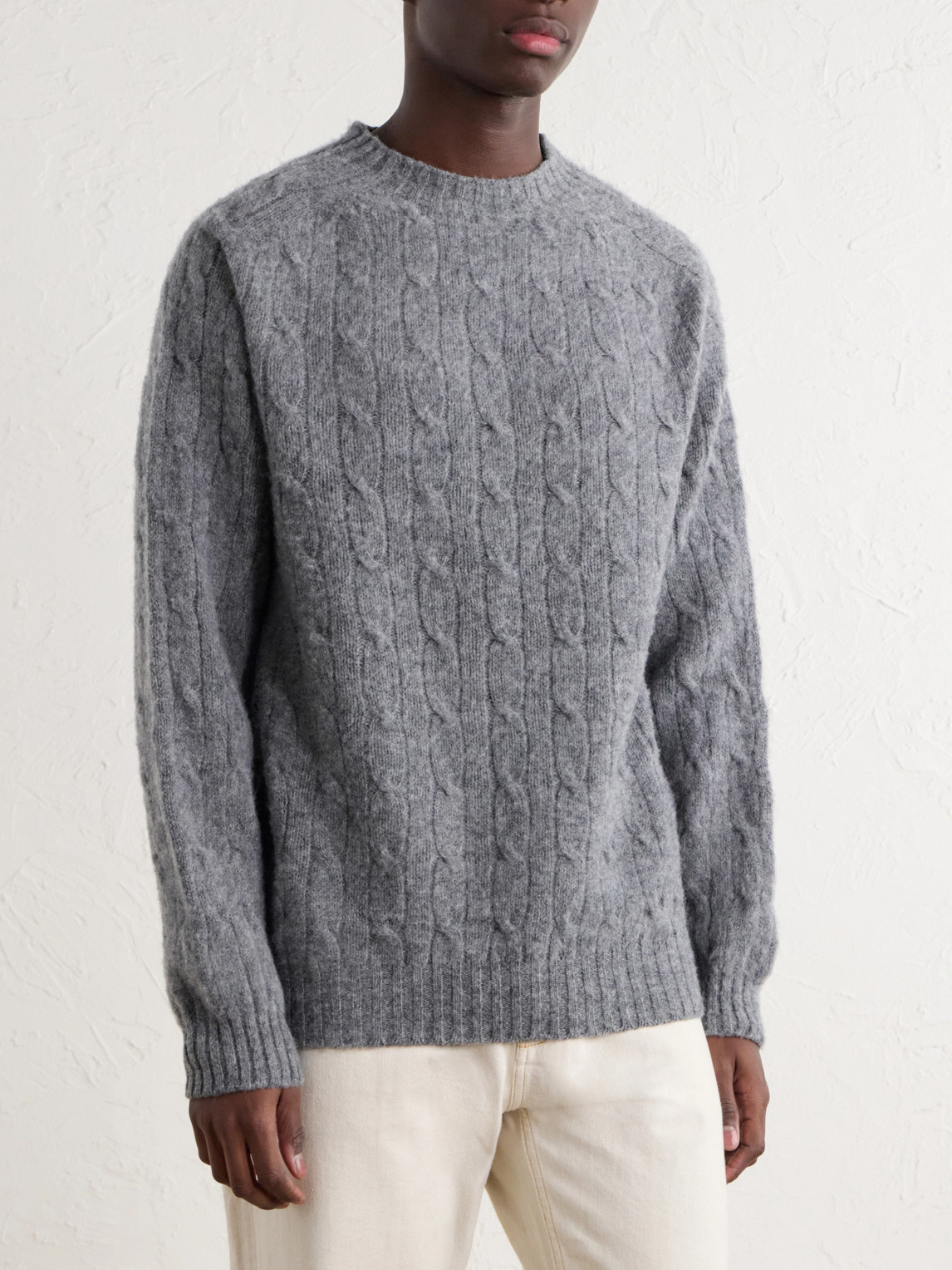 Cable-Knit Sweater