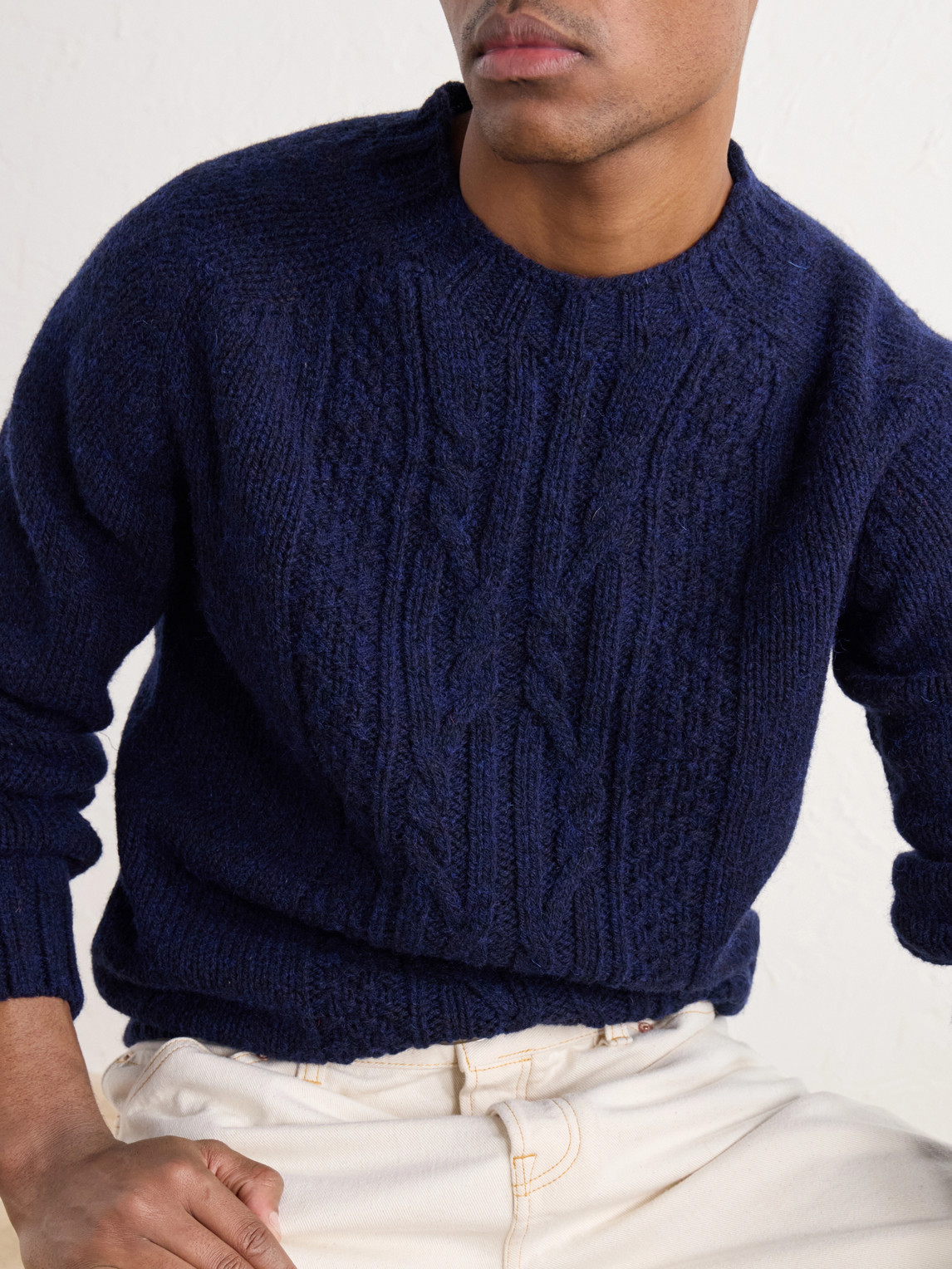 Cable-Knit Sweater