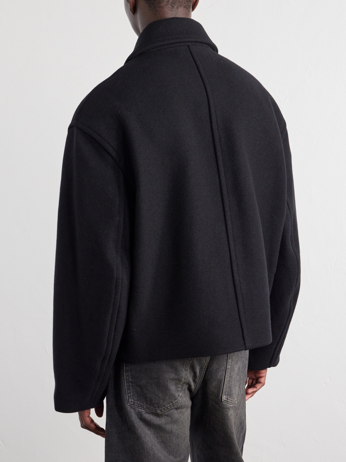 And Cashmere-Blend Zip-Up Blouson Jacket