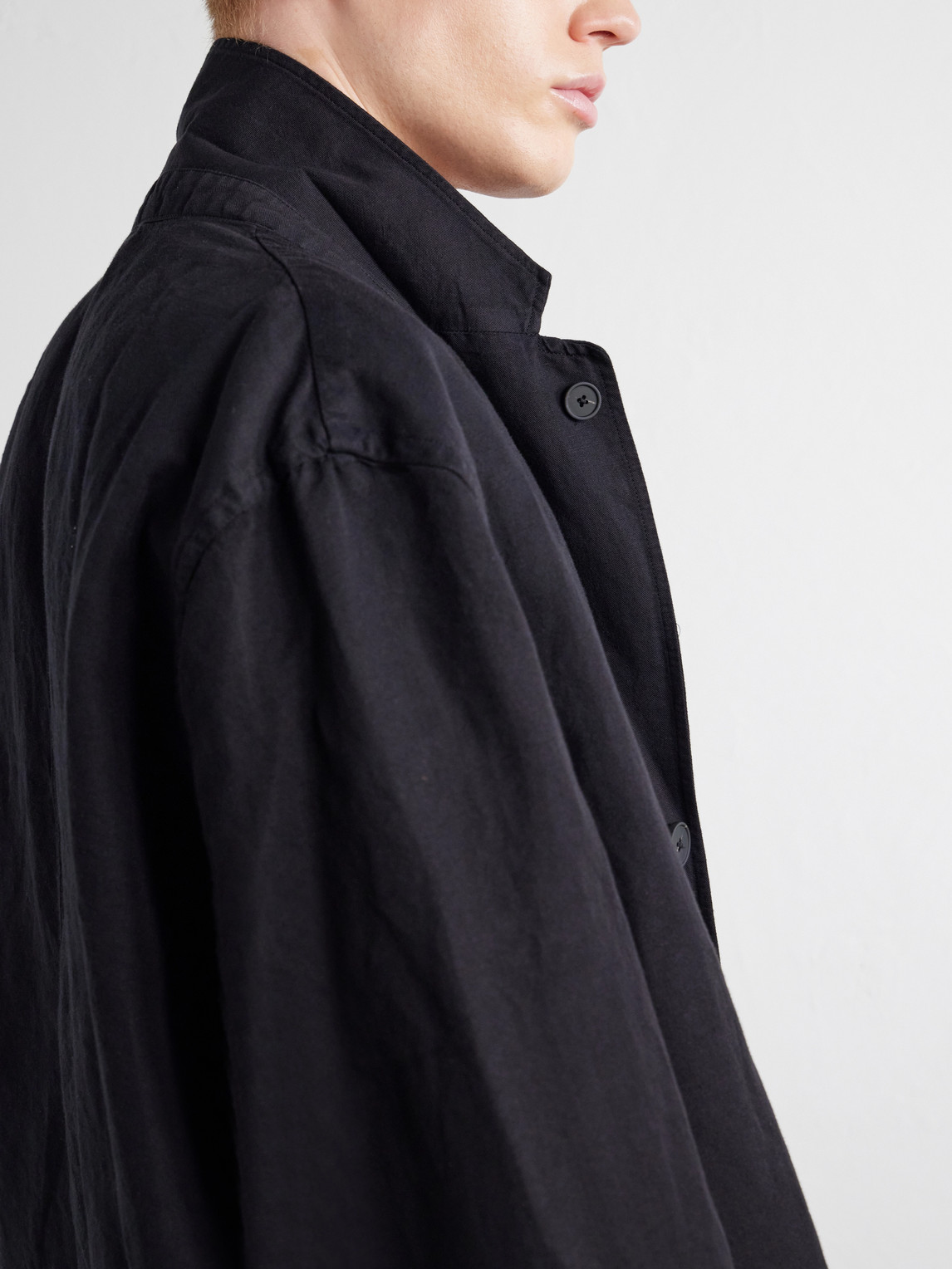 Cotton And Linen-Blend Twill Blazer