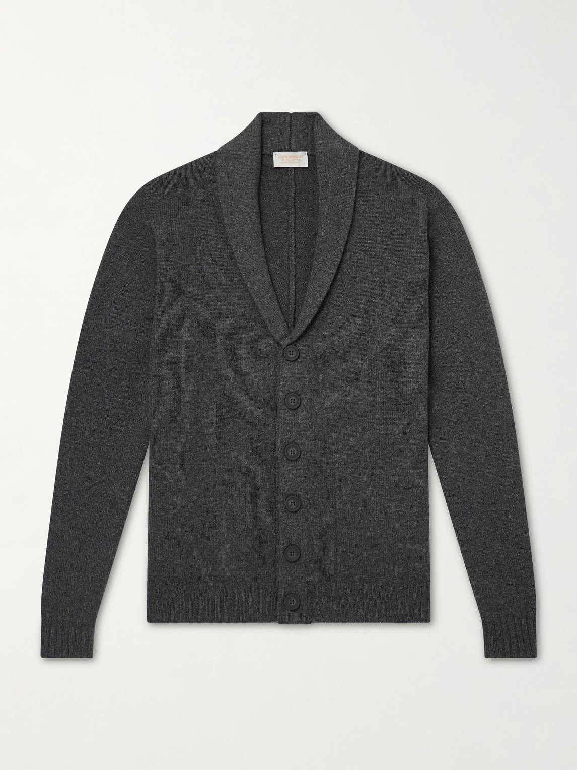 John Smedley Rockford Shawl-Collar Recycled-Cashmere and Merino Wool-Blend Cardigan - Men | Thumbnail 6 John Smedley Rockford Shawl-Collar Recycled-Cashmere and Merino Wool-Blend Cardigan - Men | Thumbnail 6