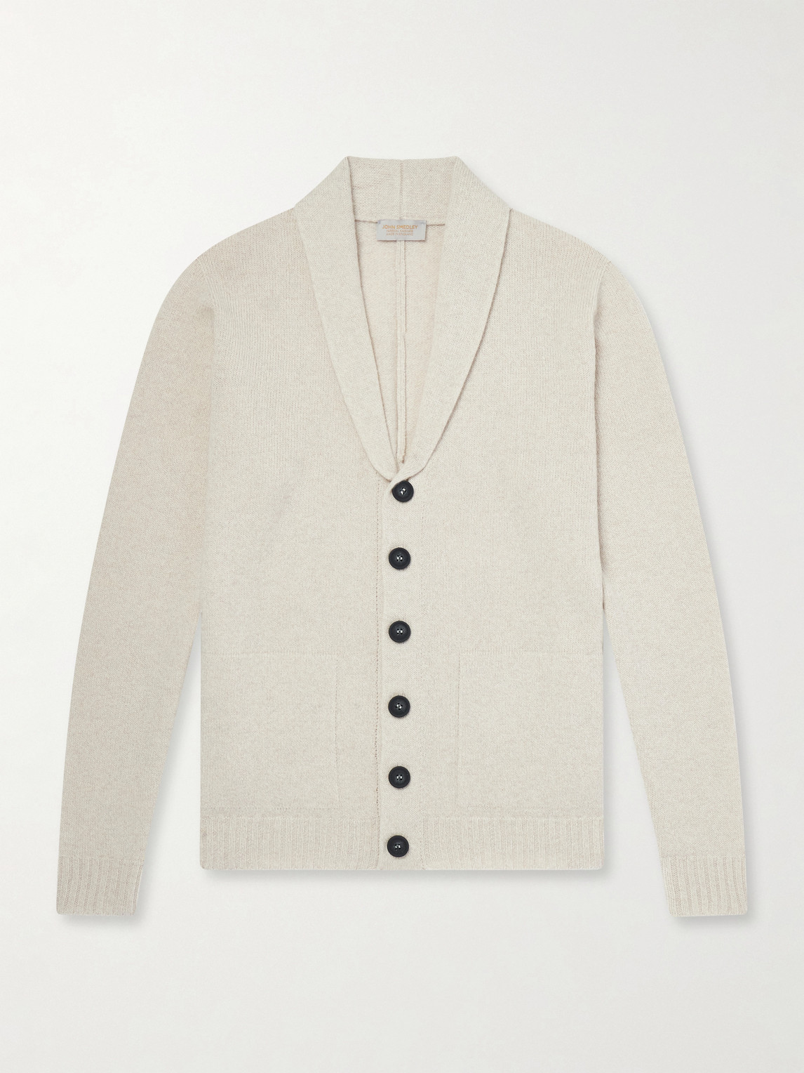 John Smedley Rockford Shawl-Collar Recycled-Cashmere and Merino Wool-Blend Cardigan - Men | Thumbnail 6 John Smedley Rockford Shawl-Collar Recycled-Cashmere and Merino Wool-Blend Cardigan - Men | Thumbnail 6