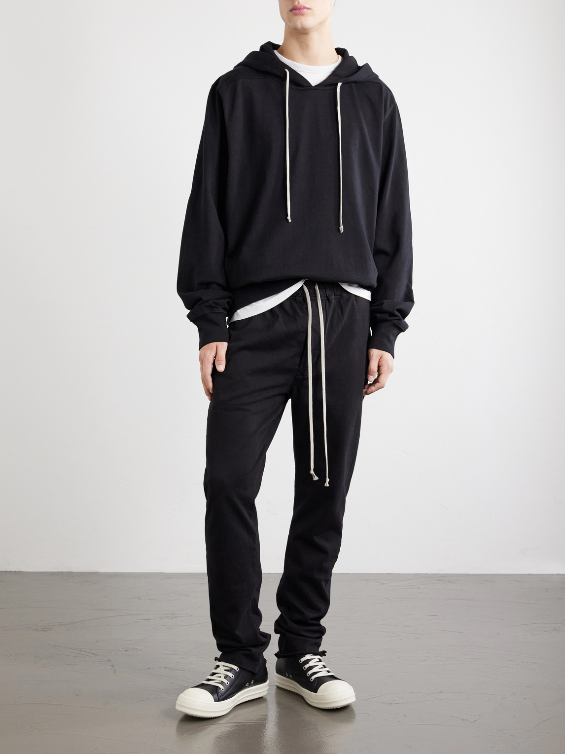 Drkshdw By Rick Owens - Oversized Cotton-Jersey Hoodie