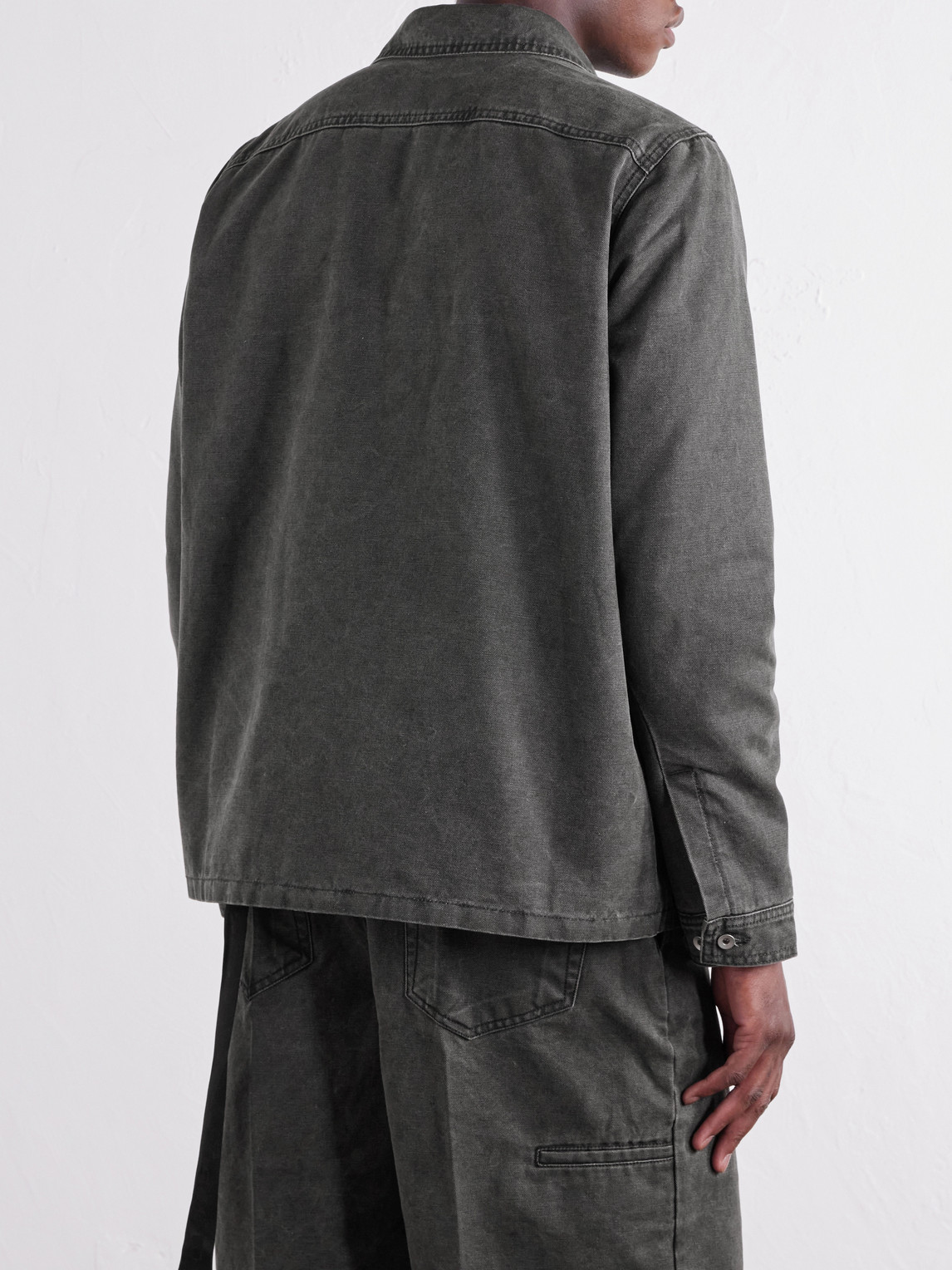 Drkshdw By Rick Owens - Brad Cotton-Canvas Overshirt