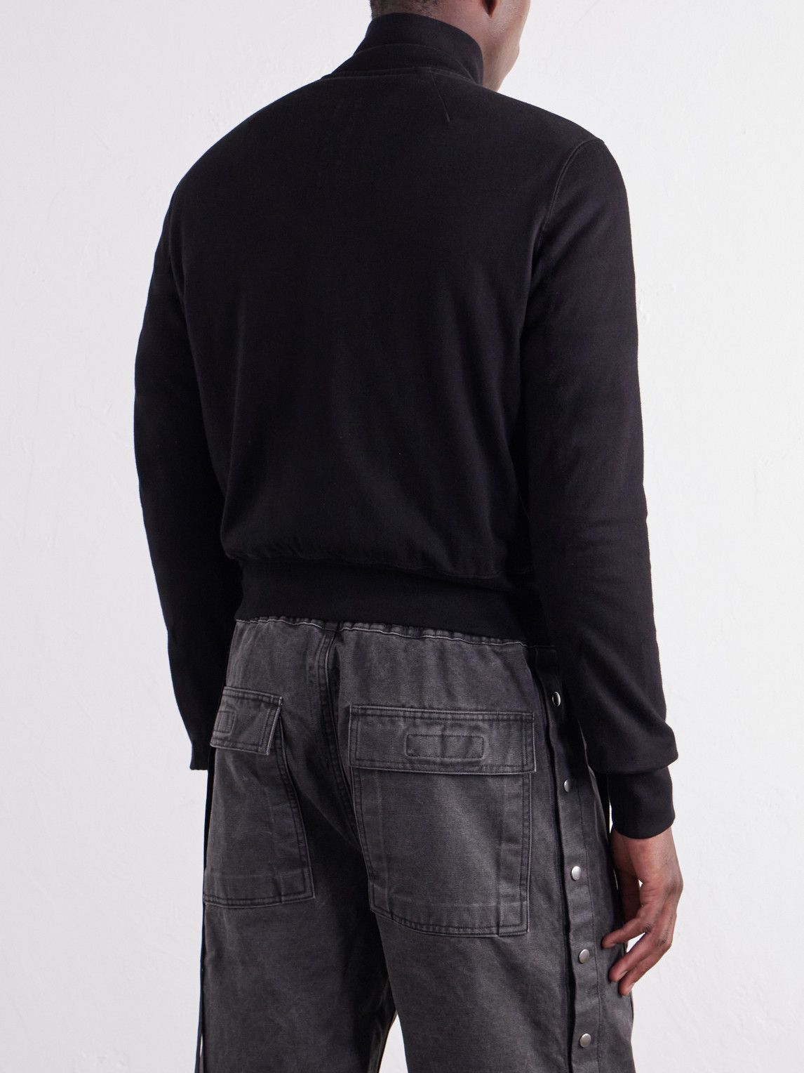Drkshdw By Rick Owens - Rev Cotton-Jersey Zip-Up Sweatshirt