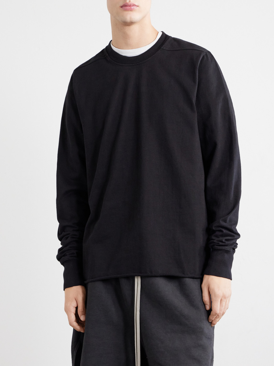 Drkshdw By Rick Owens - Cotton-Jersey Sweatshirt