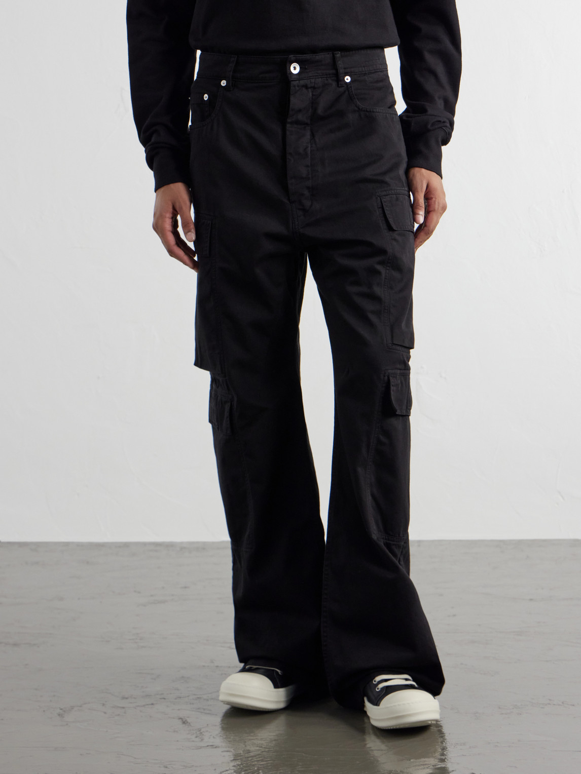 Drkshdw By Rick Owens - Wide-Leg Cargo Jeans