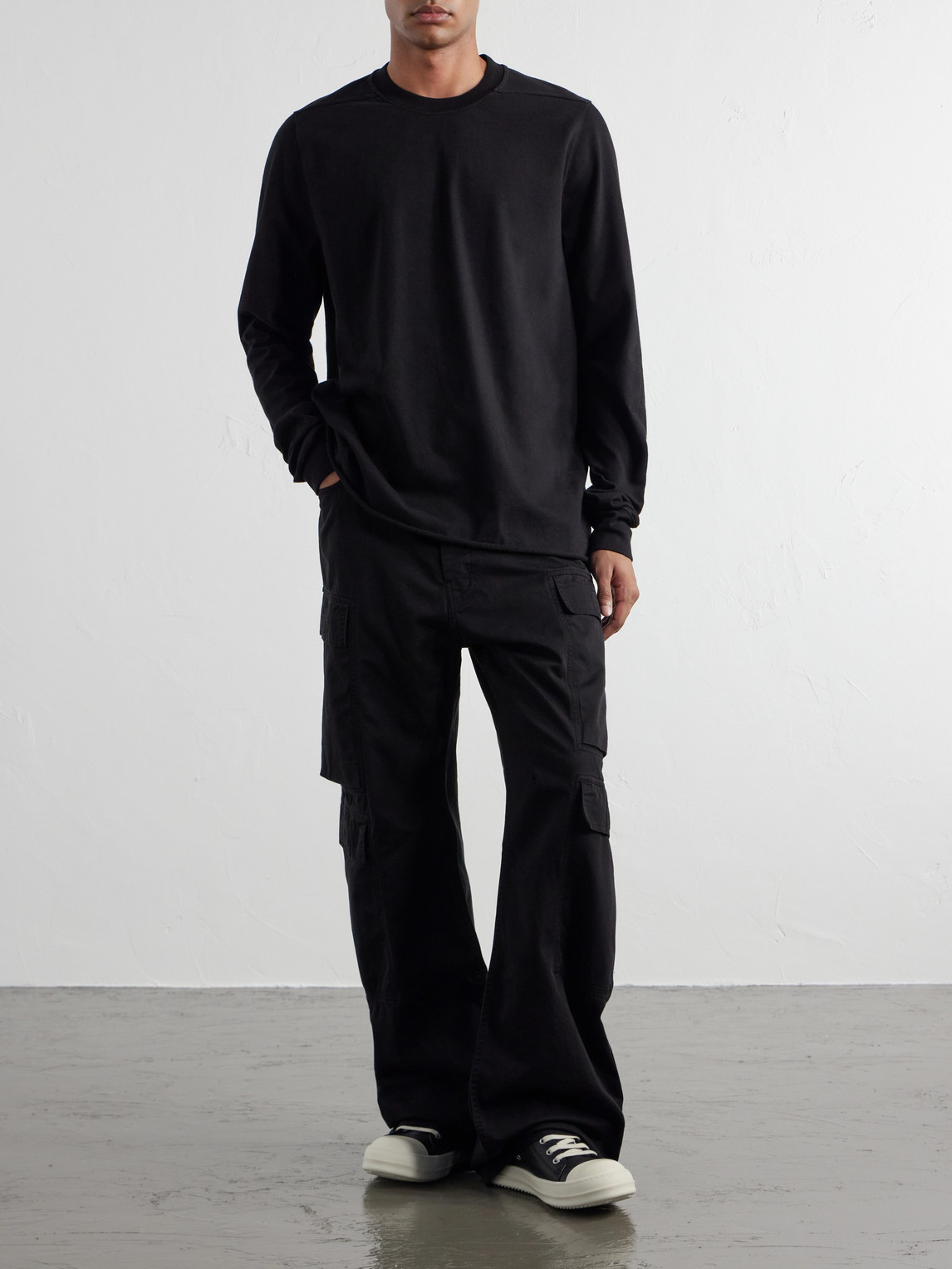Drkshdw By Rick Owens - Wide-Leg Cargo Jeans