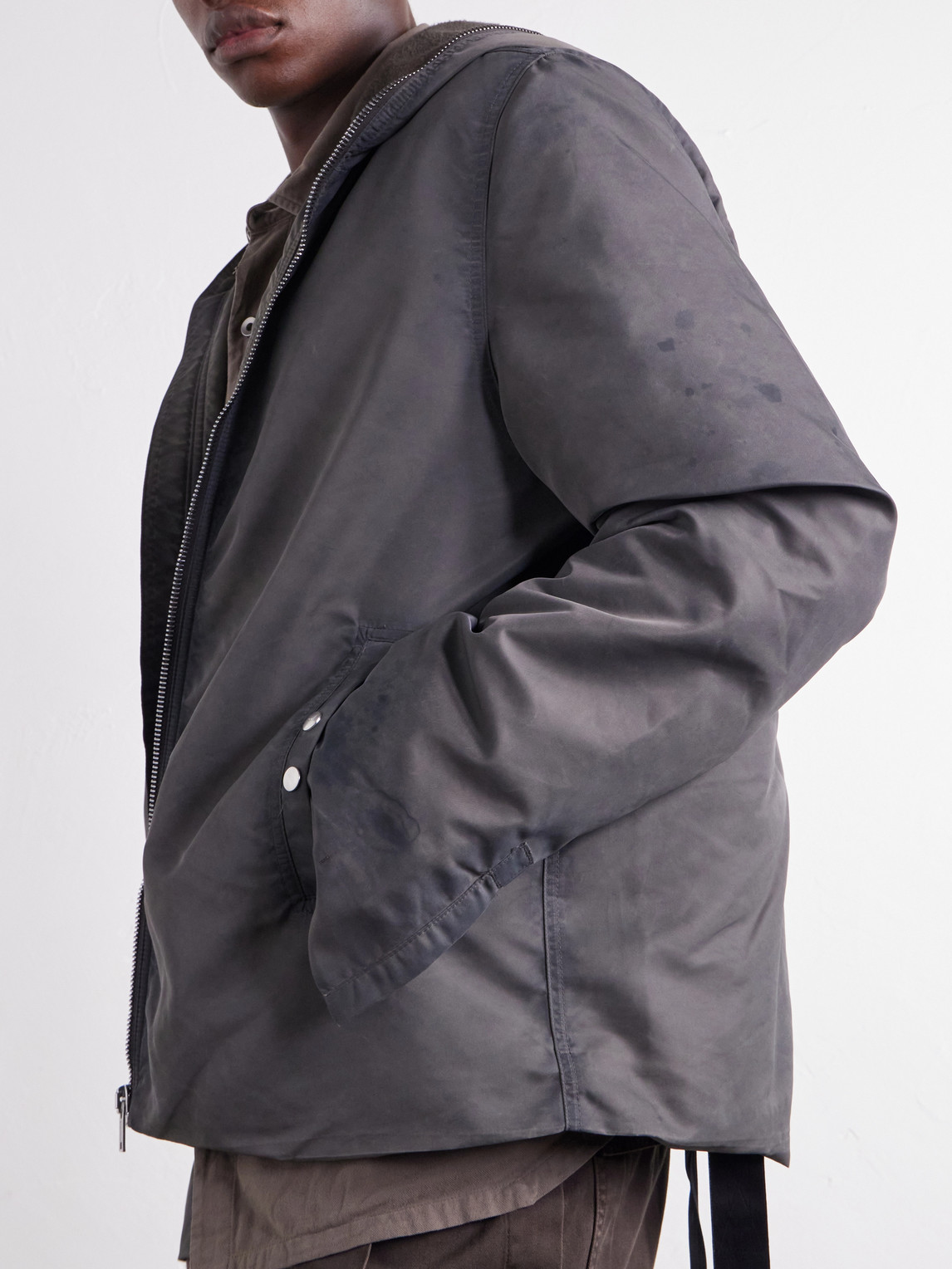 Drkshdw By Rick Owens - Gimp Shell Hooded Jacket