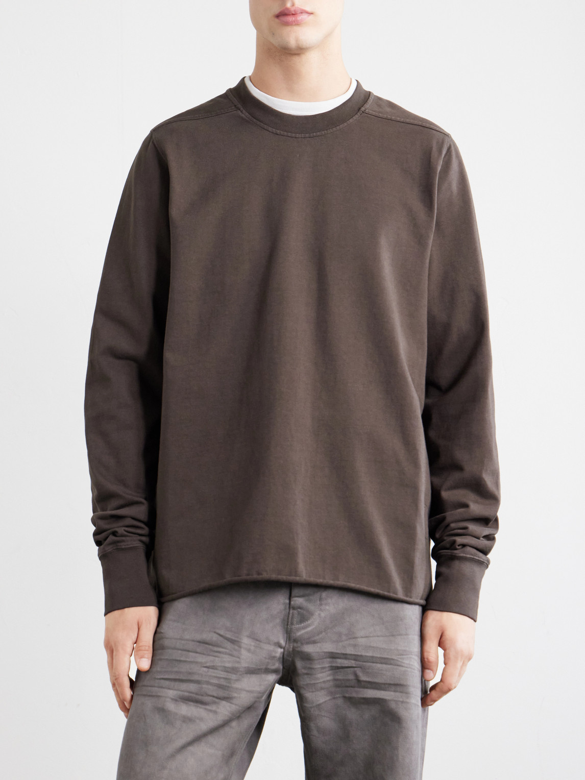 Drkshdw By Rick Owens - Cotton-Jersey Sweatshirt