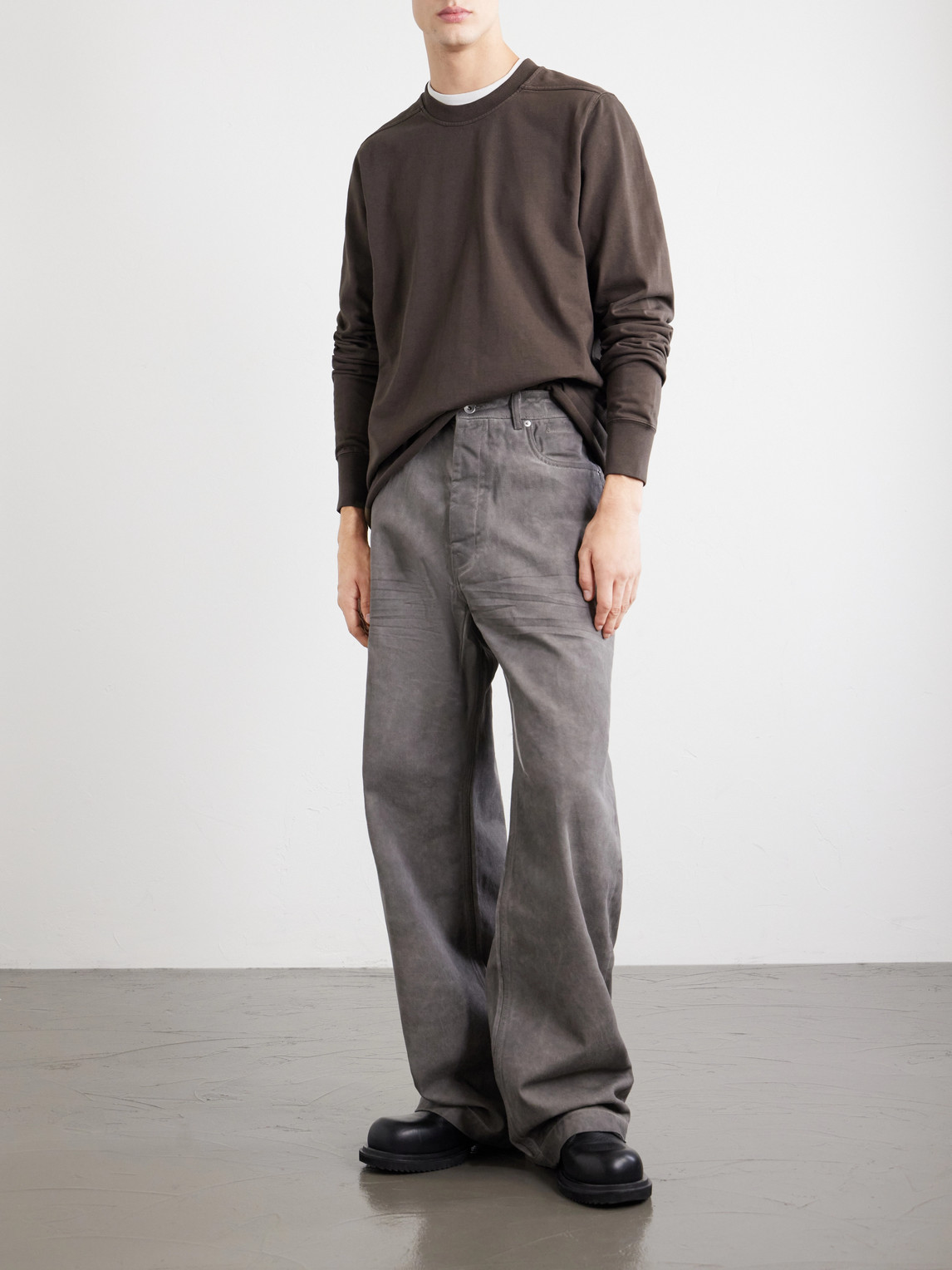 Drkshdw By Rick Owens - Cotton-Jersey Sweatshirt