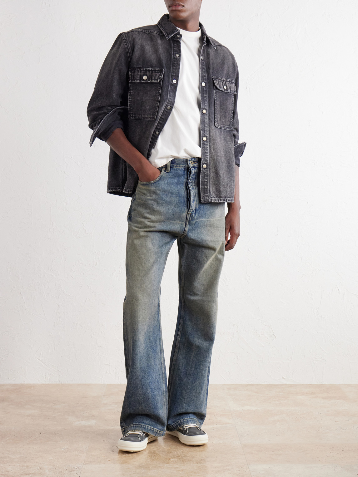 Drkshdw By Rick Owens - Strobe Wide-Leg Jeans