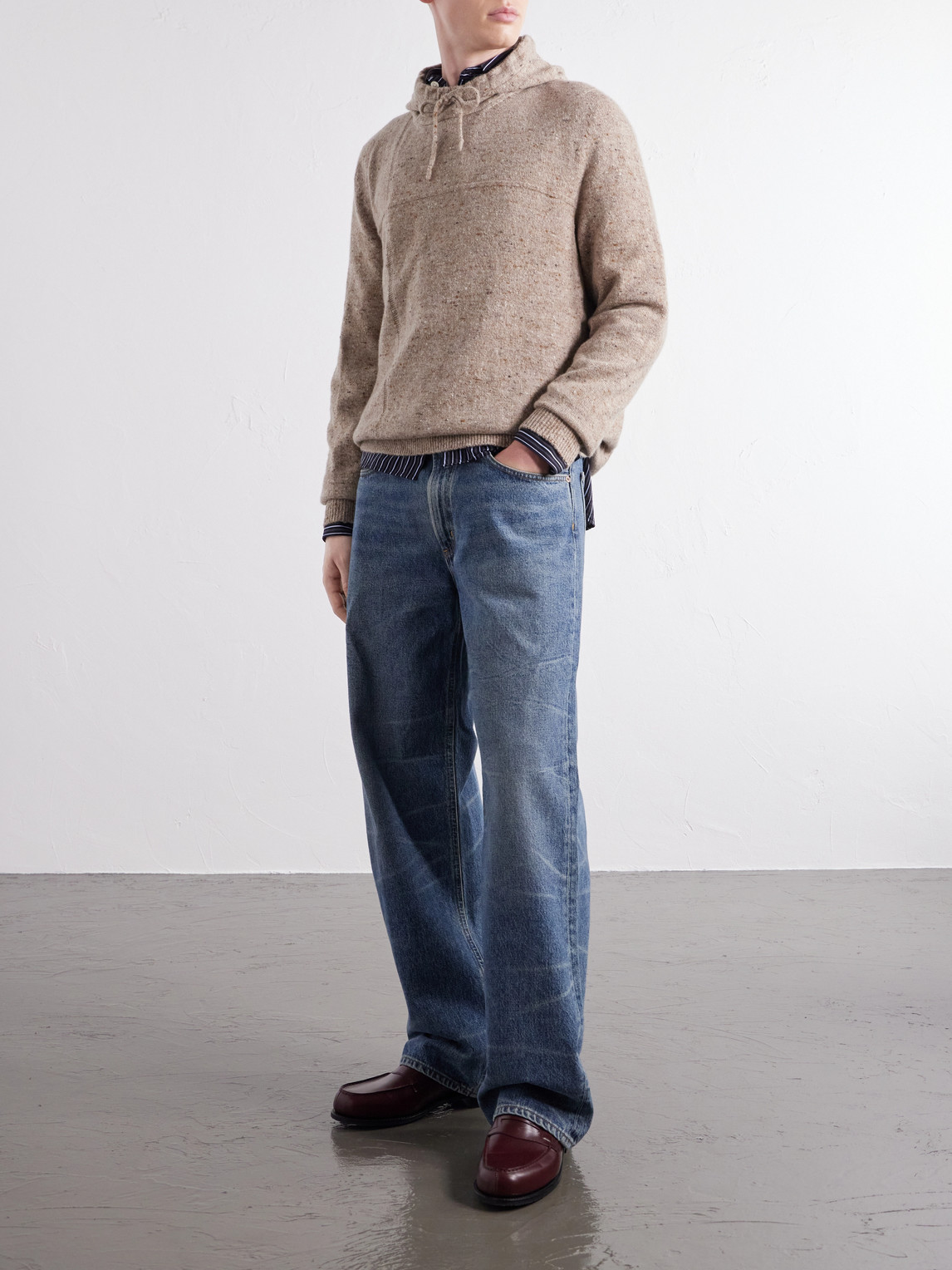 Inis Meáin - Merino Wool And Cashmere-Blend Hoodie