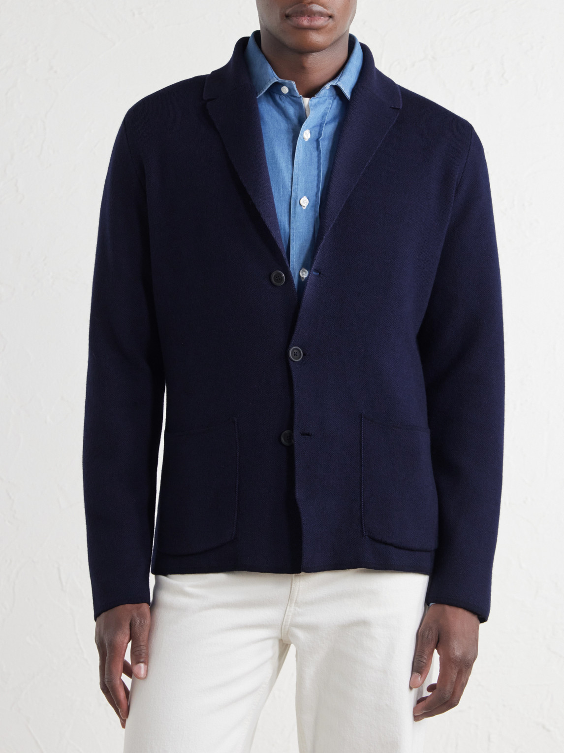Inis Meáin - Pub Merino Wool, Cotton And Cashmere-Blend Cardigan