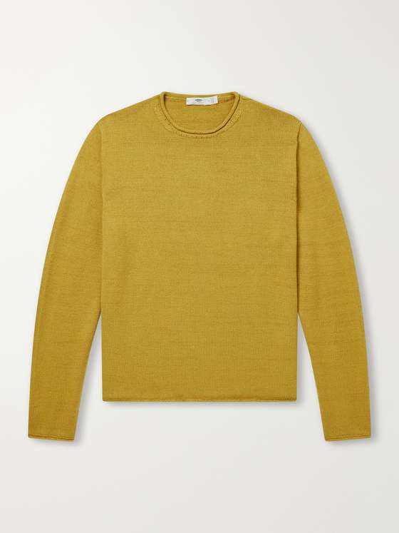 Inismein Merino Wool and Linen-Blend Sweater