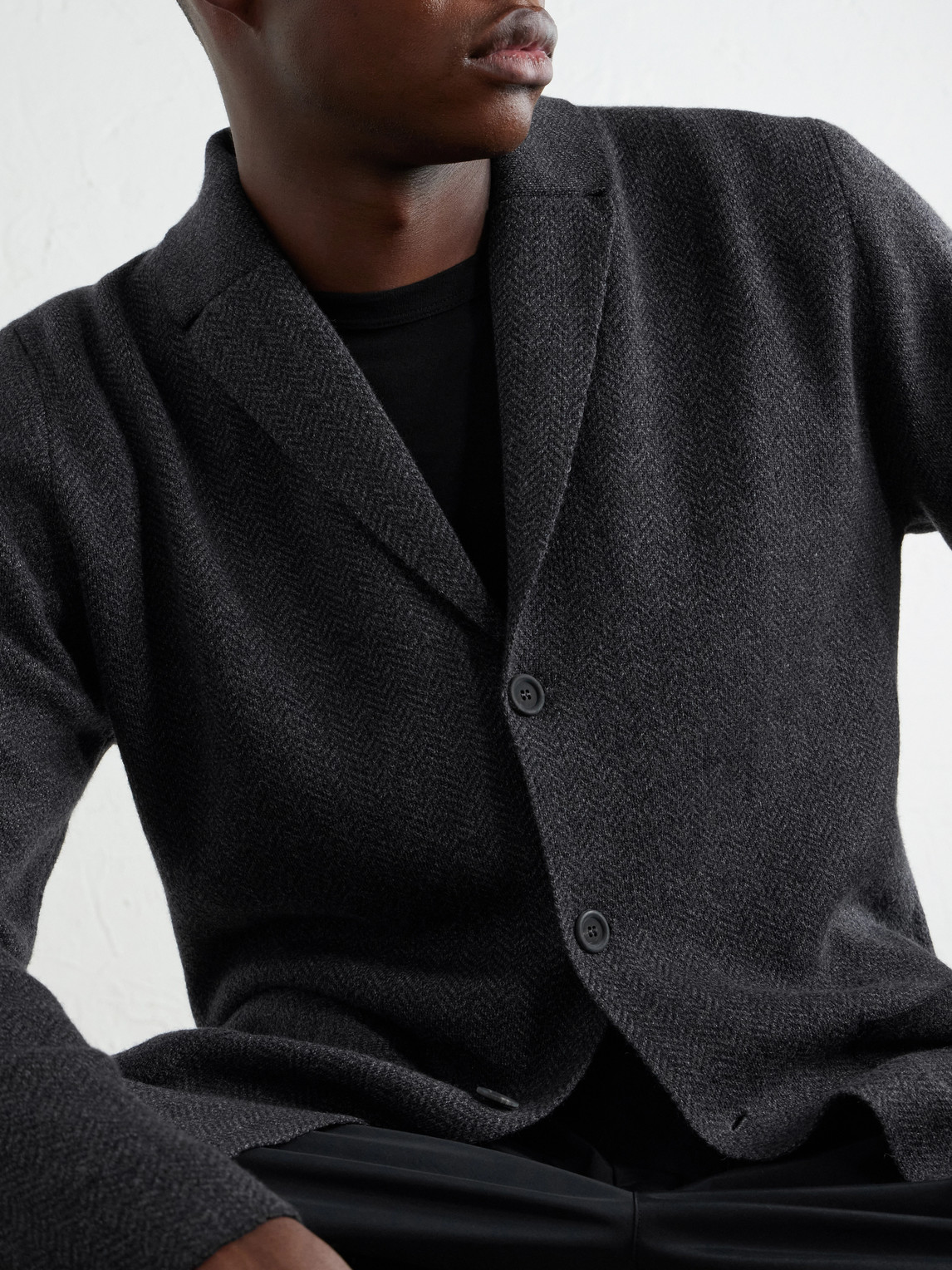 Inis Meáin - Herringbone Merino Cardigan