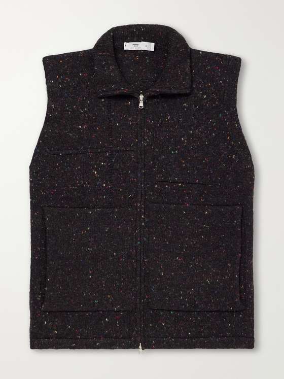 Inismein Lifeline Wool and Cashmere-Blend Gilet