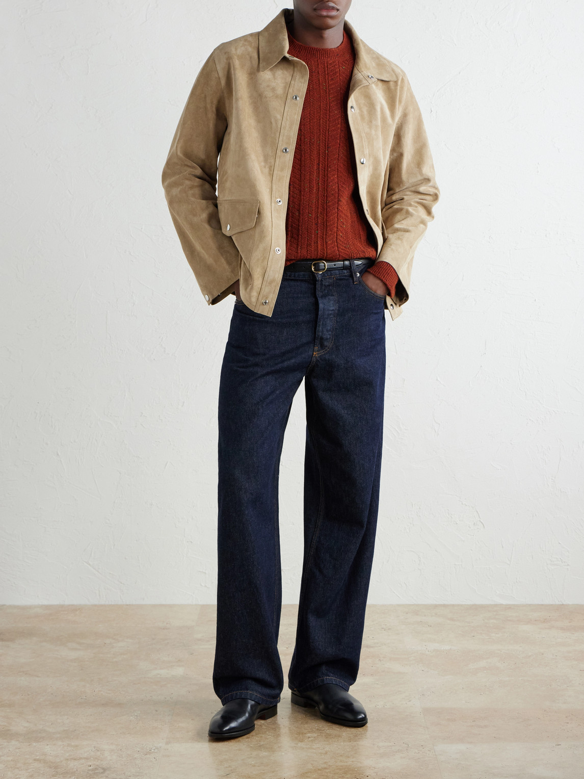 Inis Meáin - Herringbone Merino Wool And Cashmere-Blend Sweater