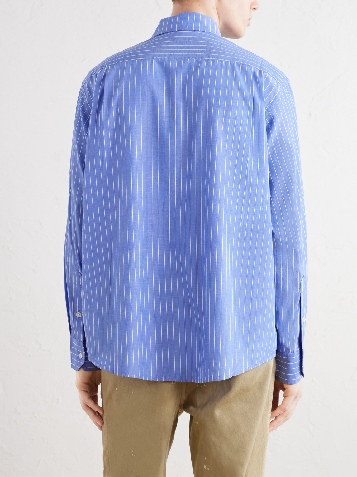 Striped Cotton-Poplin Shirt