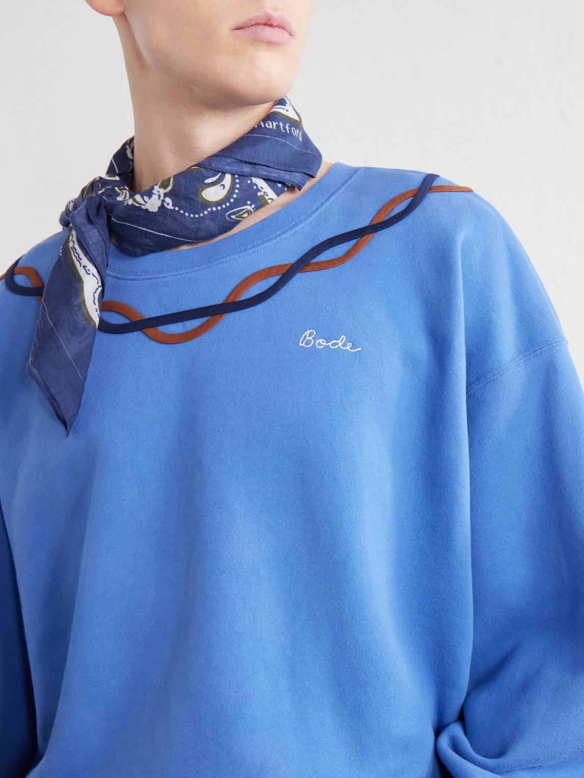 Sidewinder Embroidered Cotton-Fleece Sweatshirt