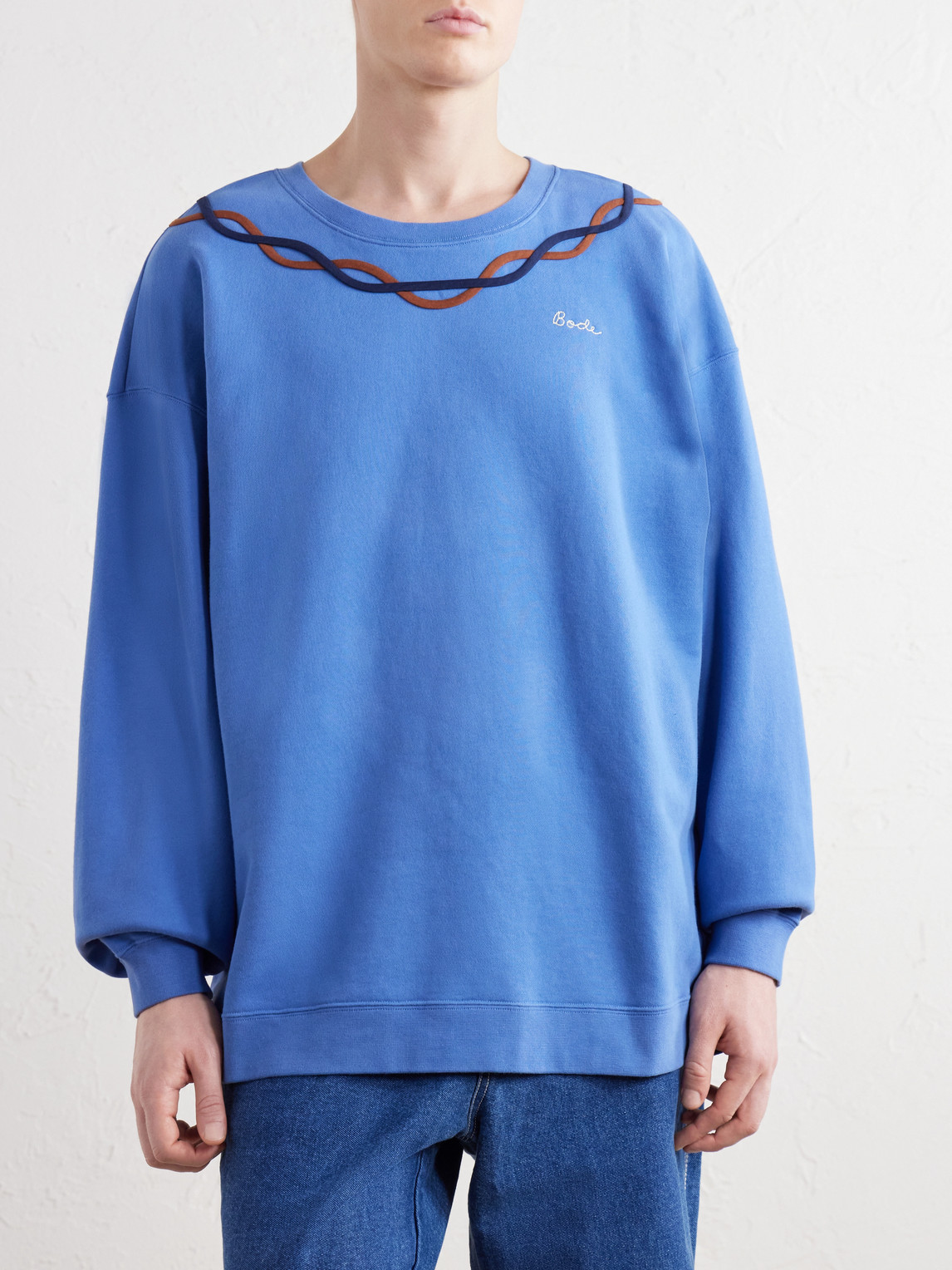 Sidewinder Embroidered Cotton-Fleece Sweatshirt
