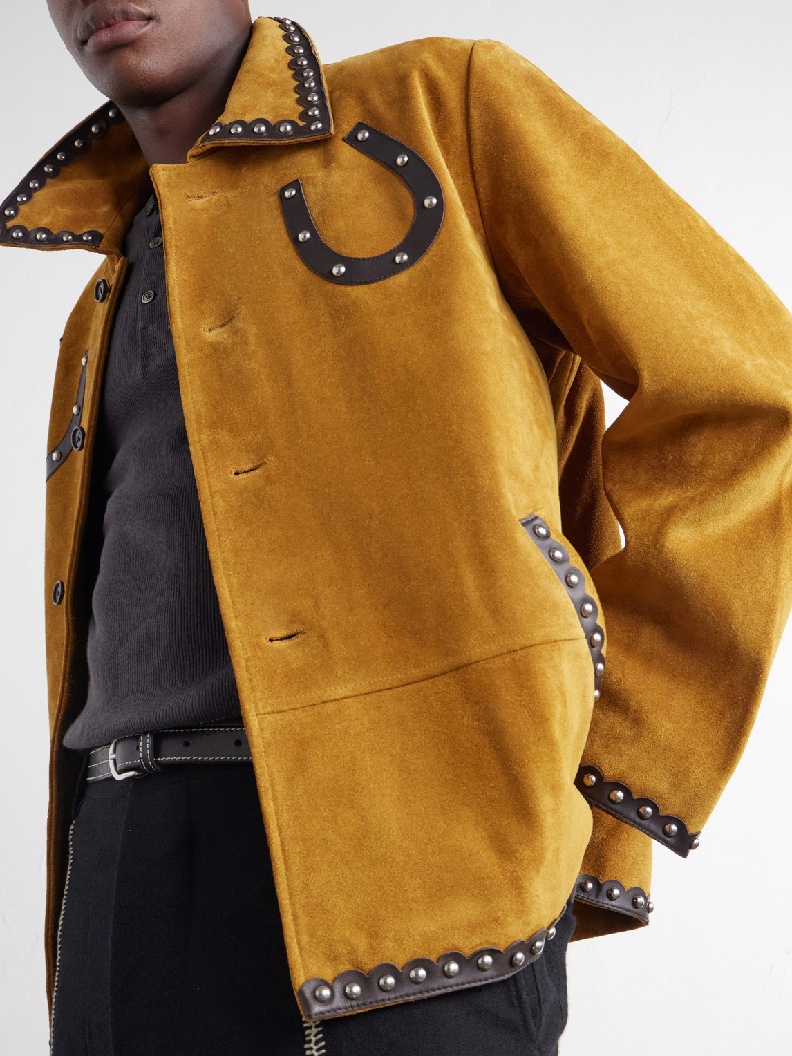 Carson Studded Leather
