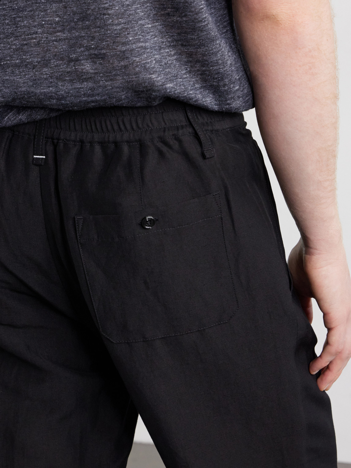 Evan Straight-Leg Wool And Linen-Blend Trousers