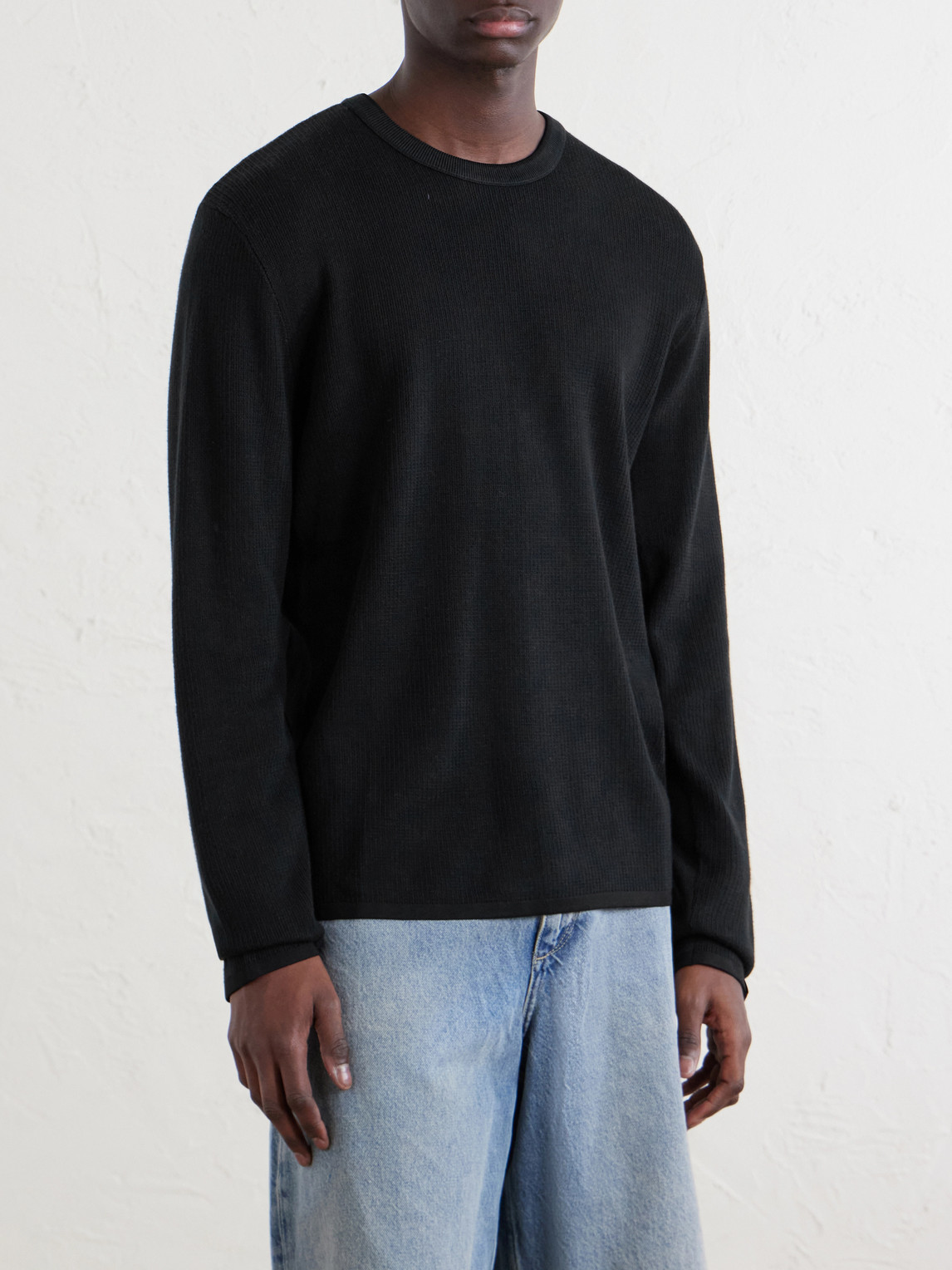 Cotton-Blend Sweater
