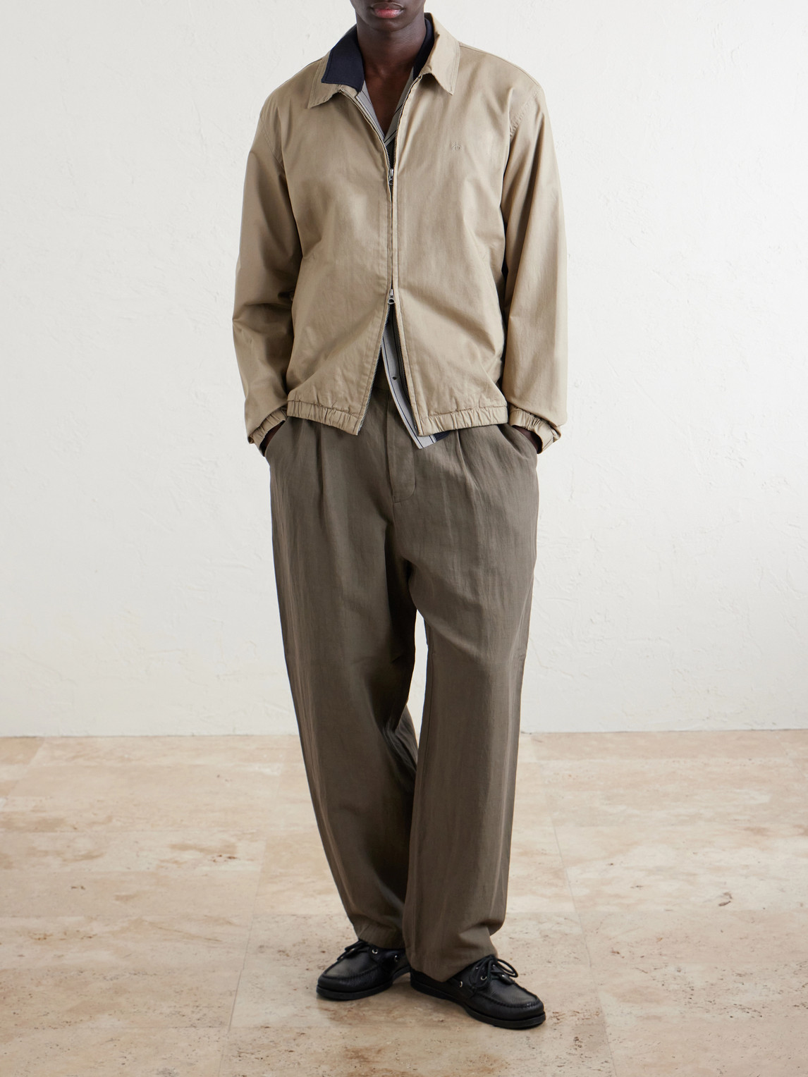 Harrington Cotton-Blend Jacket